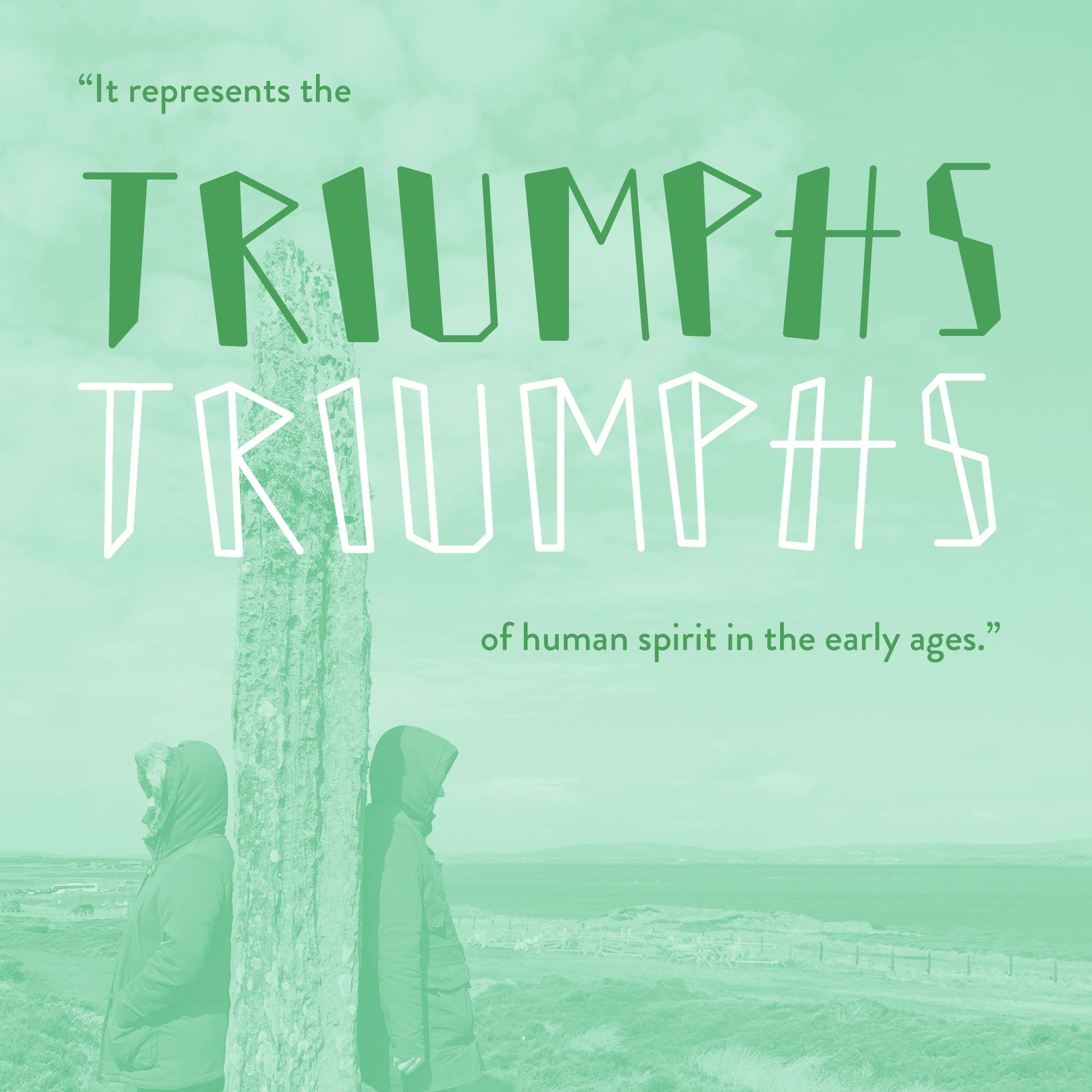 Ring of Brodgar Typeface by Anna Woods