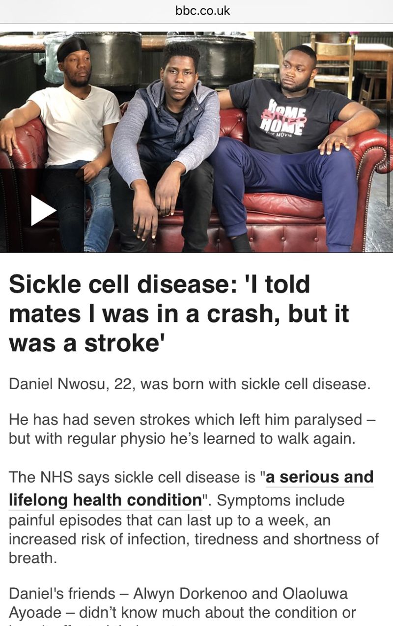 I told my mates it was a crash, but it was a stroke by Rae Mac