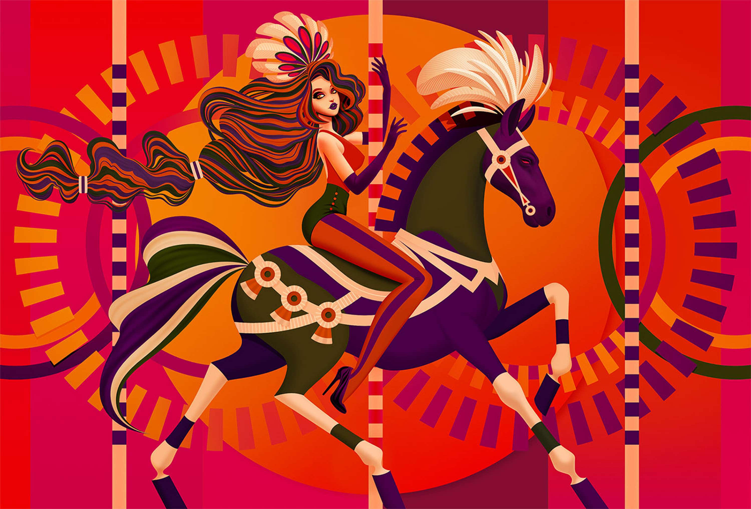 Merry-Go-Round by Marianna Orsho