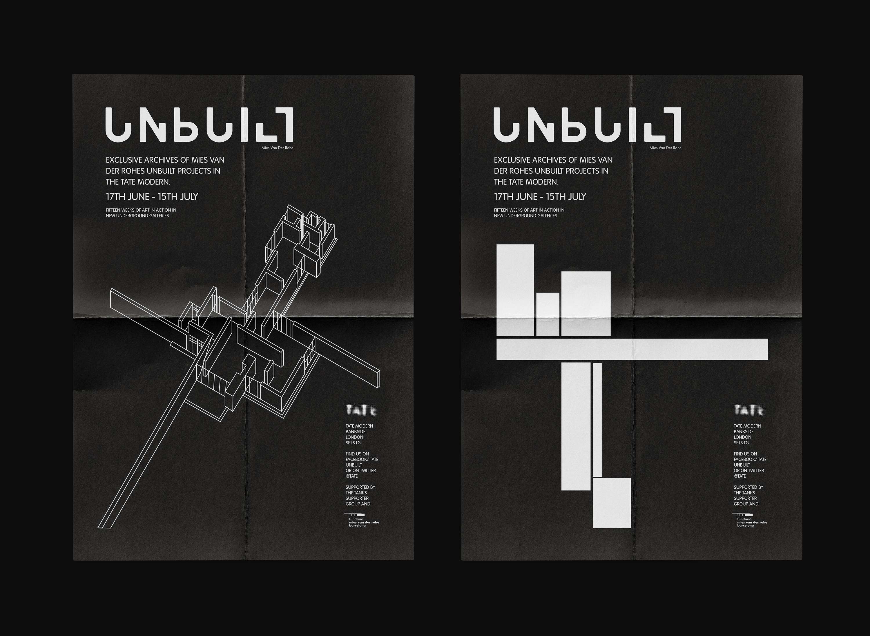Mies Van Der Rohe Unbuilt Exhibition by Amelia Wise