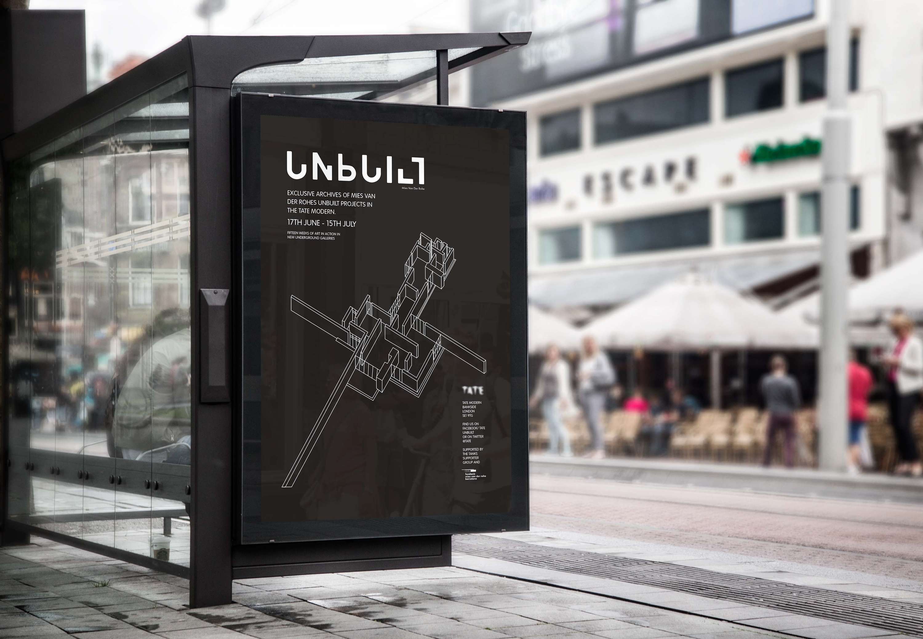 Mies Van Der Rohe Unbuilt Exhibition by Amelia Wise