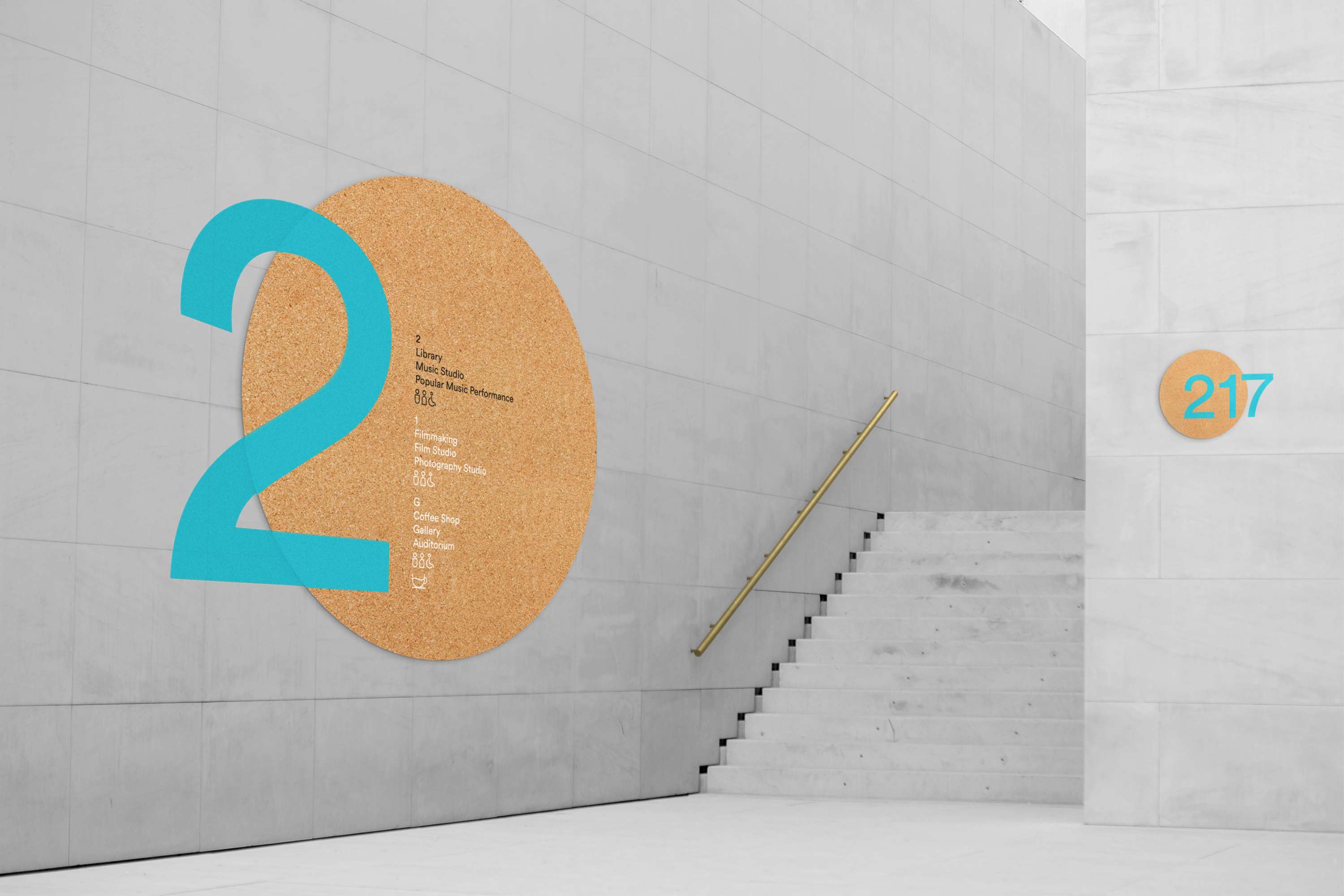 Leeds Art University Wayfinding by Emma Blackman