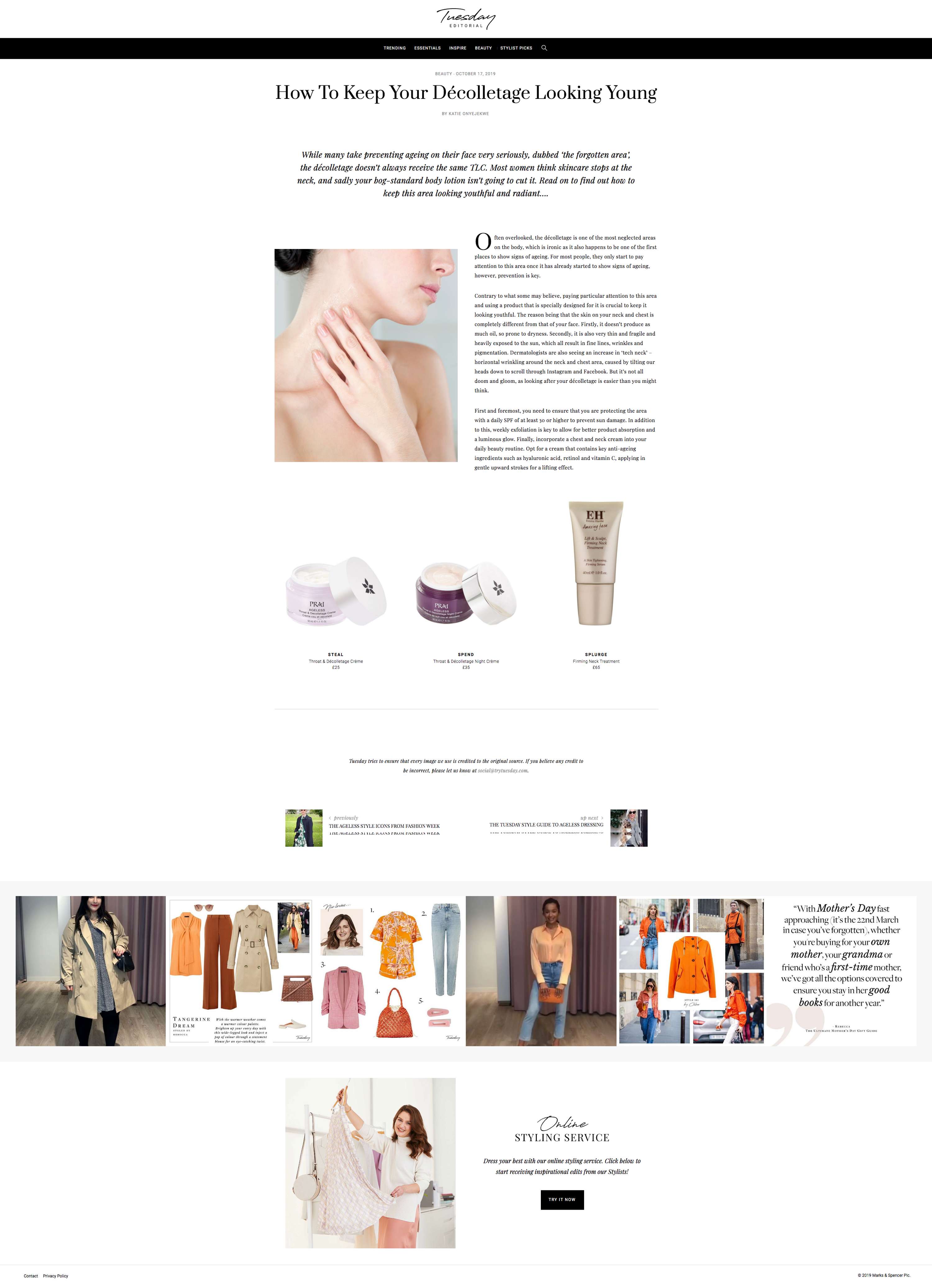 Try Tuesday Editorial Platform - Beauty Features by Katie Onyejekwe