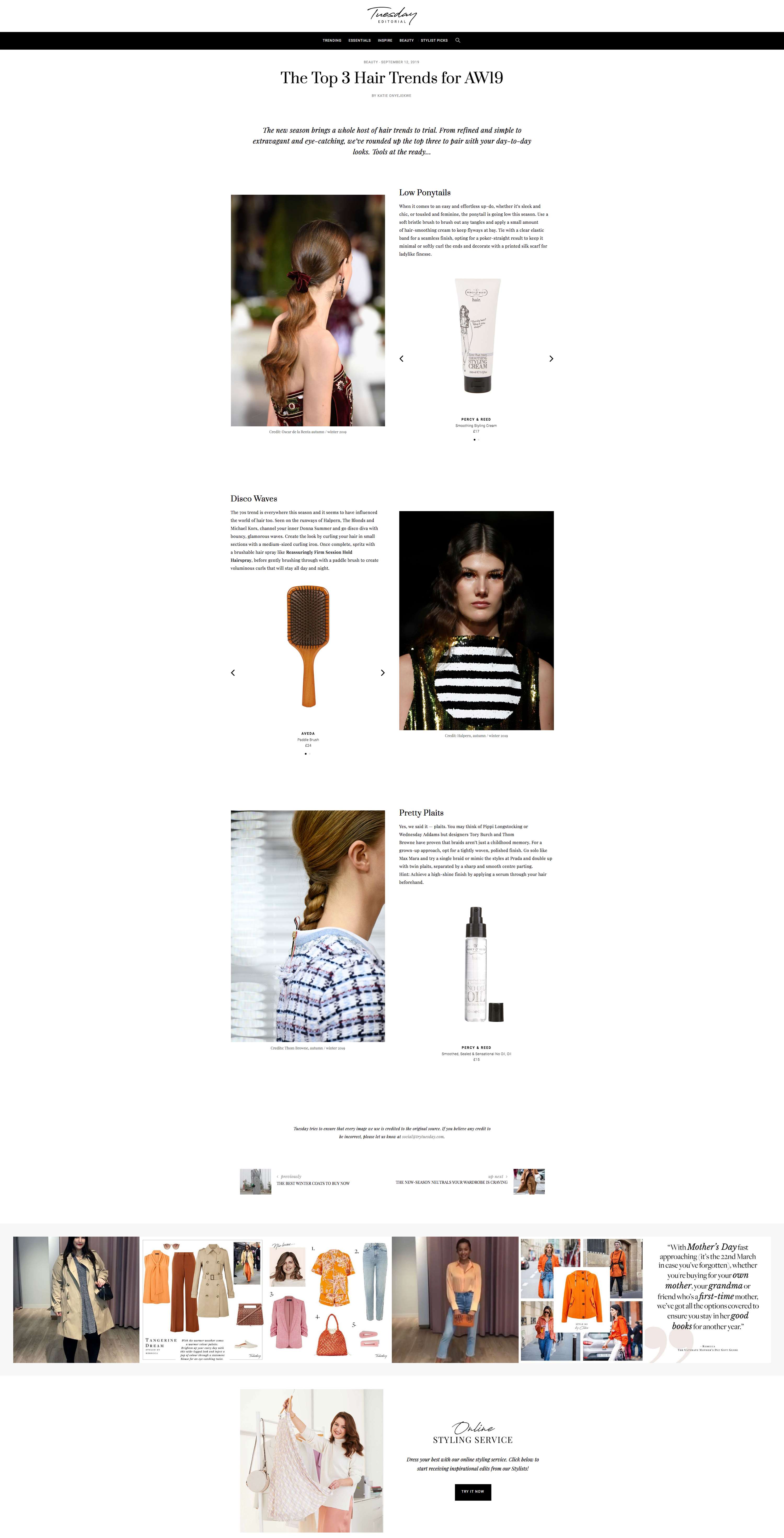 Try Tuesday Editorial Platform - Beauty Features by Katie Onyejekwe
