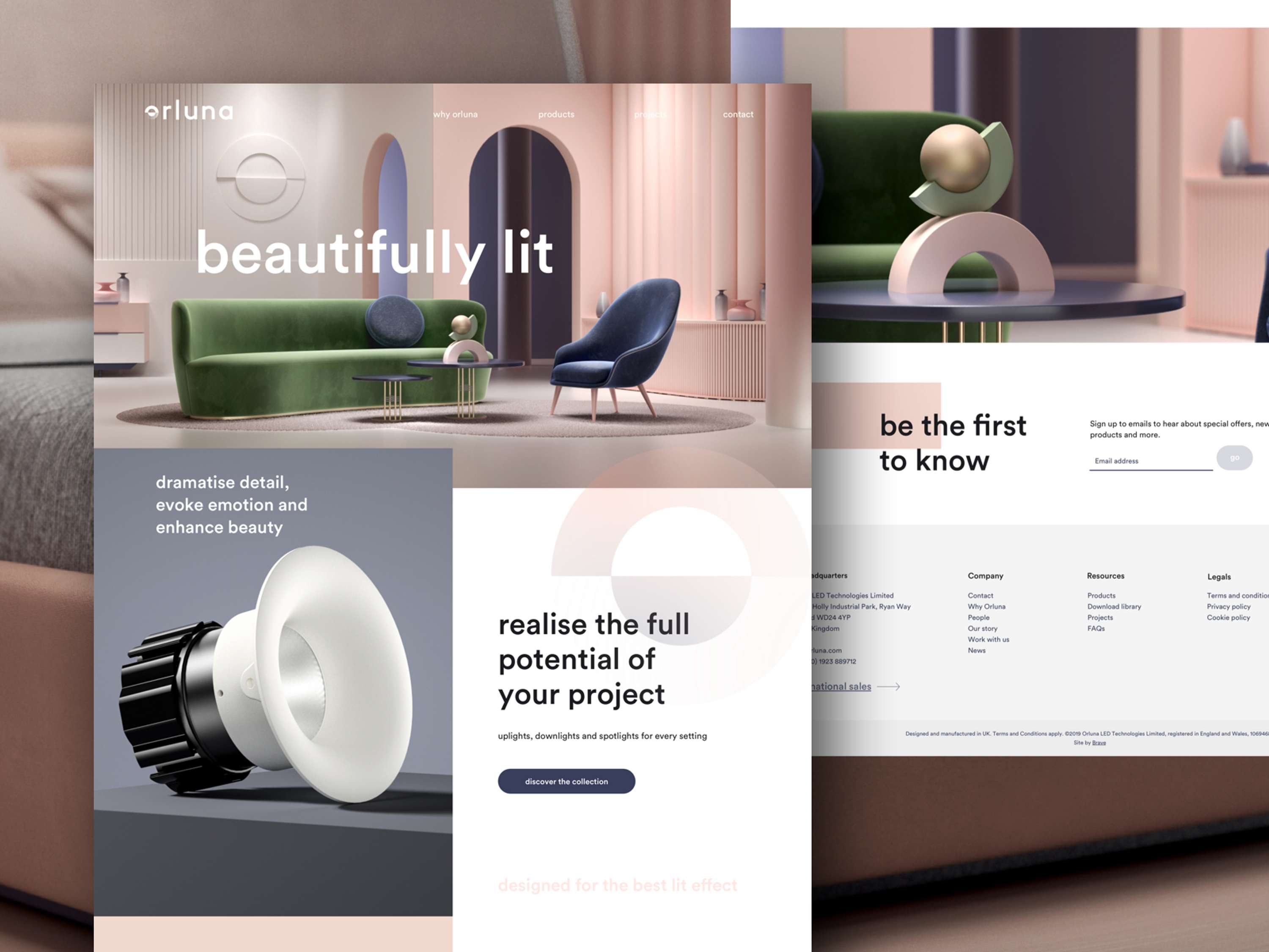 Orluna Re-Brand and Web Design by Stephanie Martin