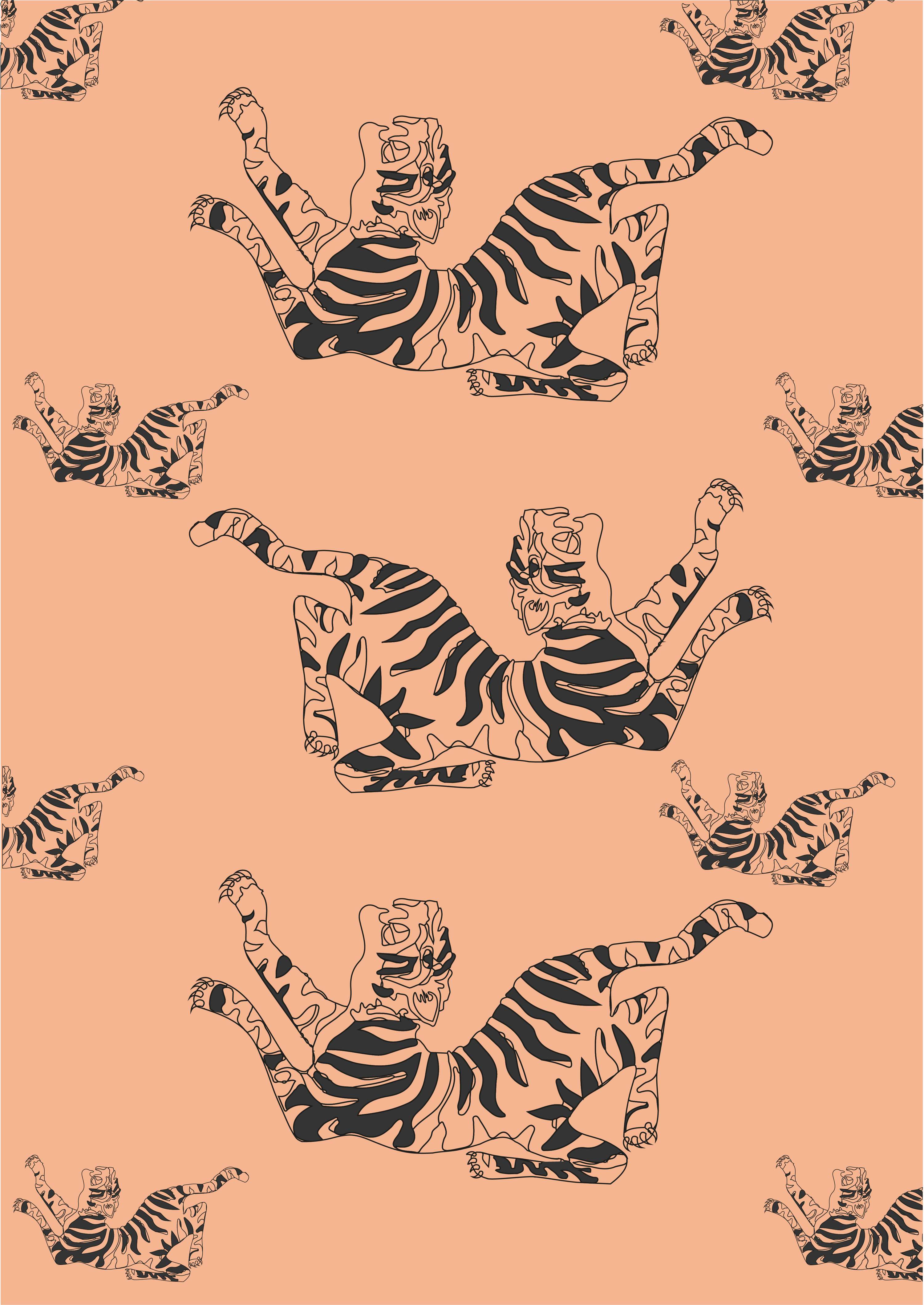Tiger Print by Katie Swann