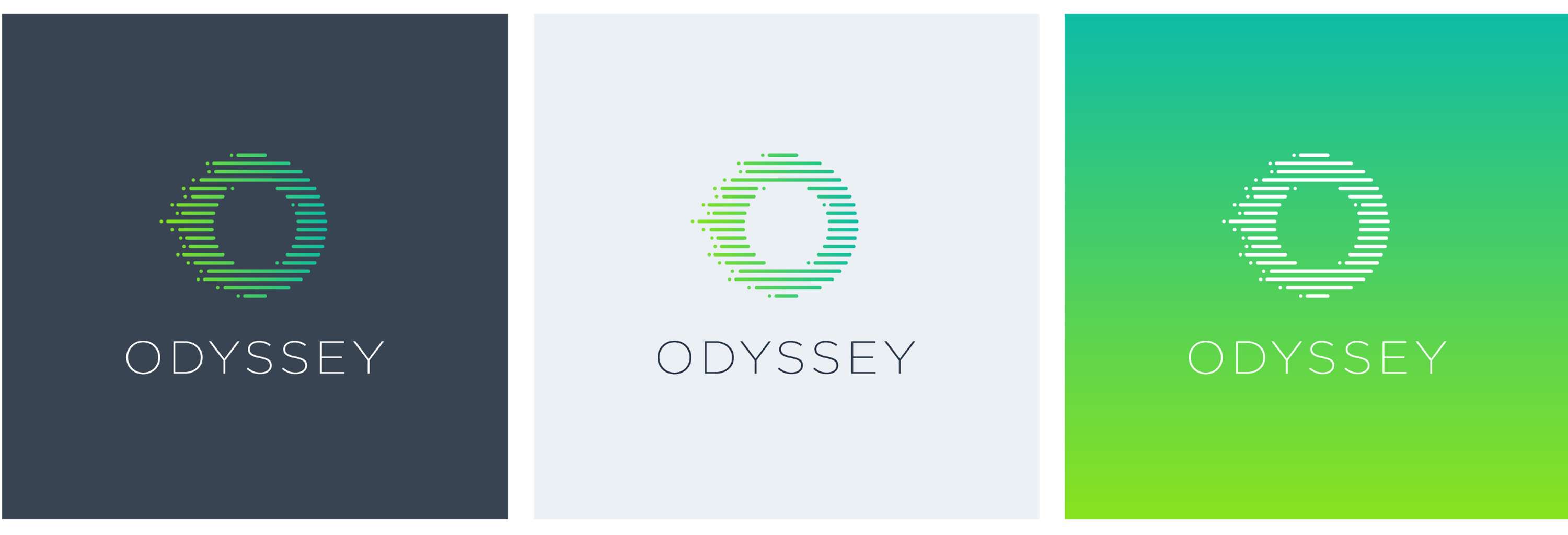 Odyssey brand identity by Mark Harrington