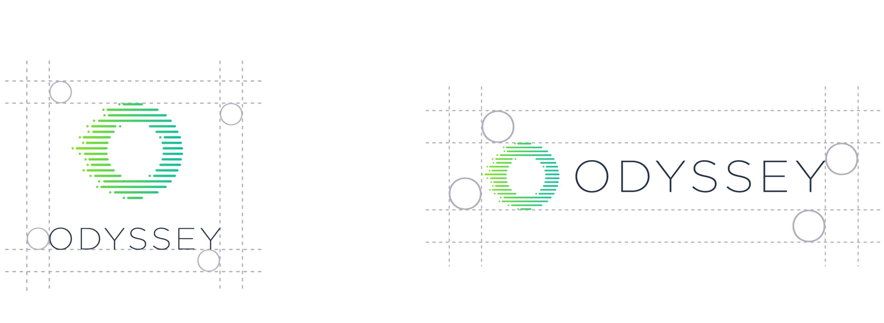 Odyssey brand identity by Mark Harrington