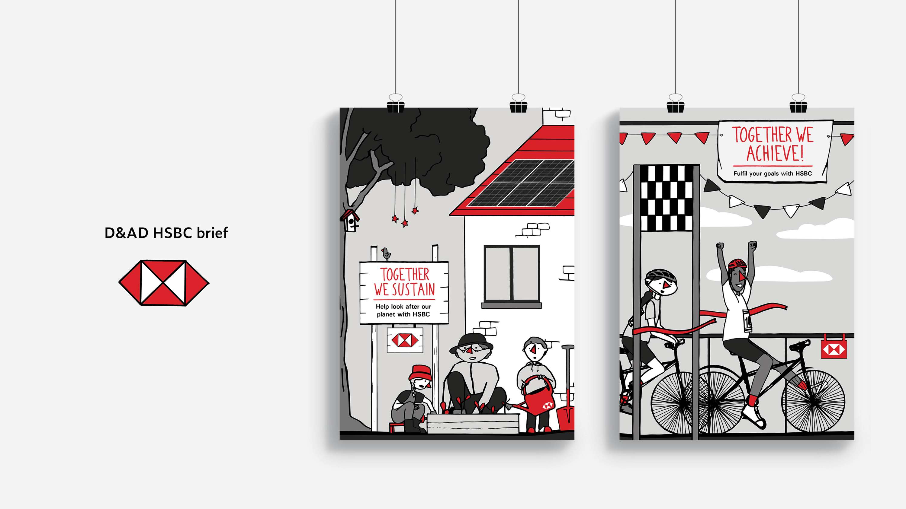 HSBC brief for D&AD by Jessie Delatousche