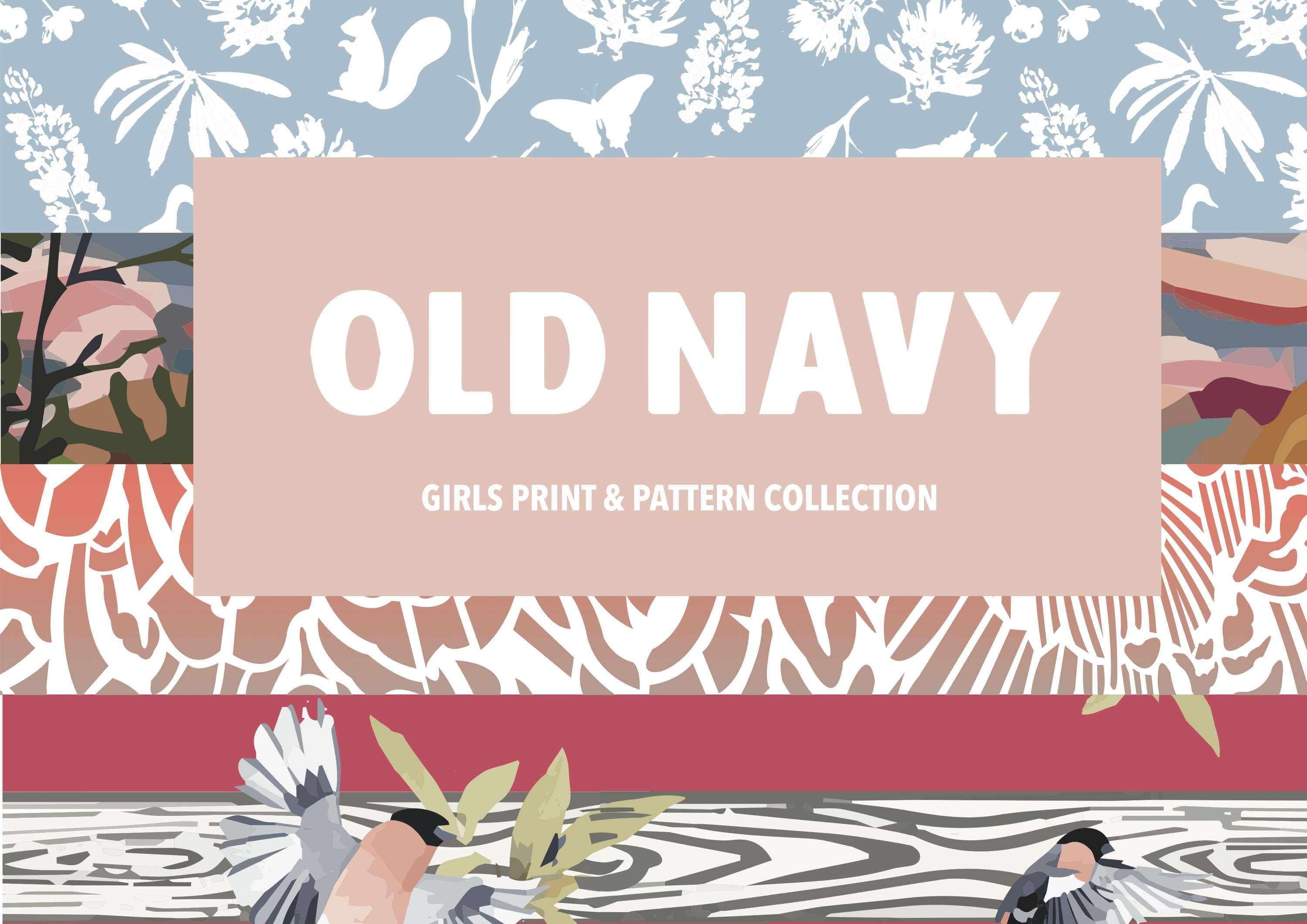 A Weekend at Tahoe - Prints and Pattern Collection for Old Navy by Sophie Parnaby