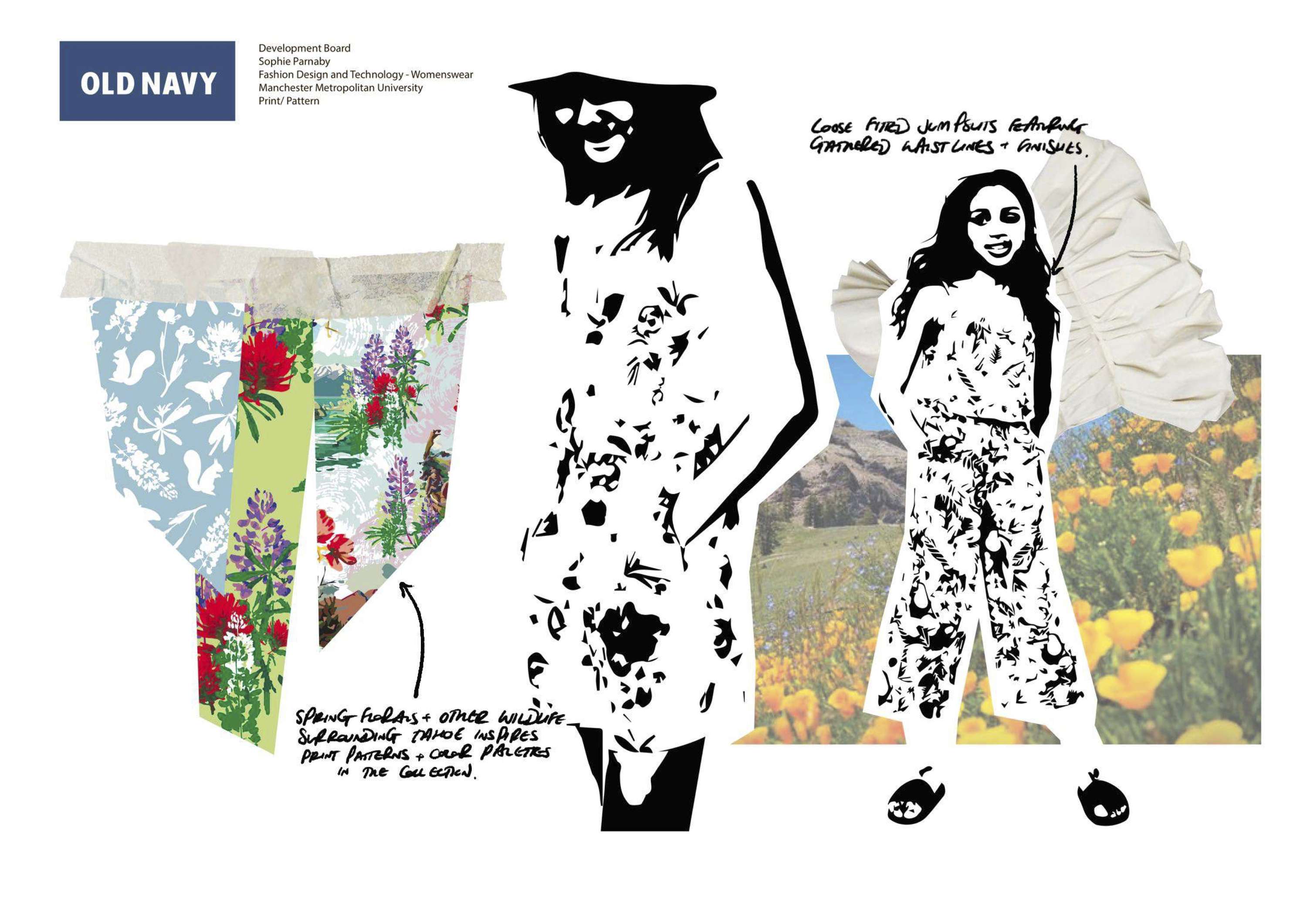 A Weekend at Tahoe - Prints and Pattern Collection for Old Navy by Sophie Parnaby