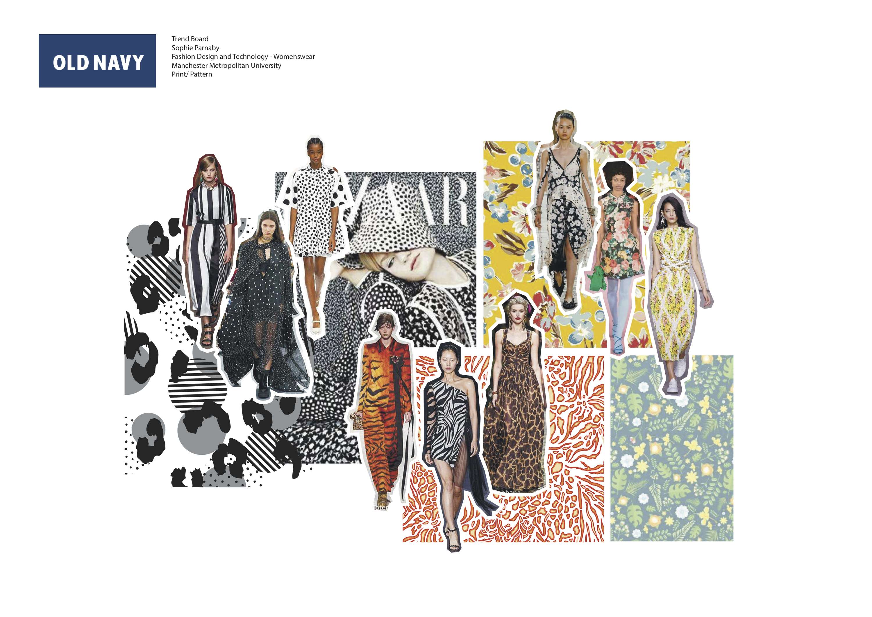 A Weekend at Tahoe - Prints and Pattern Collection for Old Navy by Sophie Parnaby