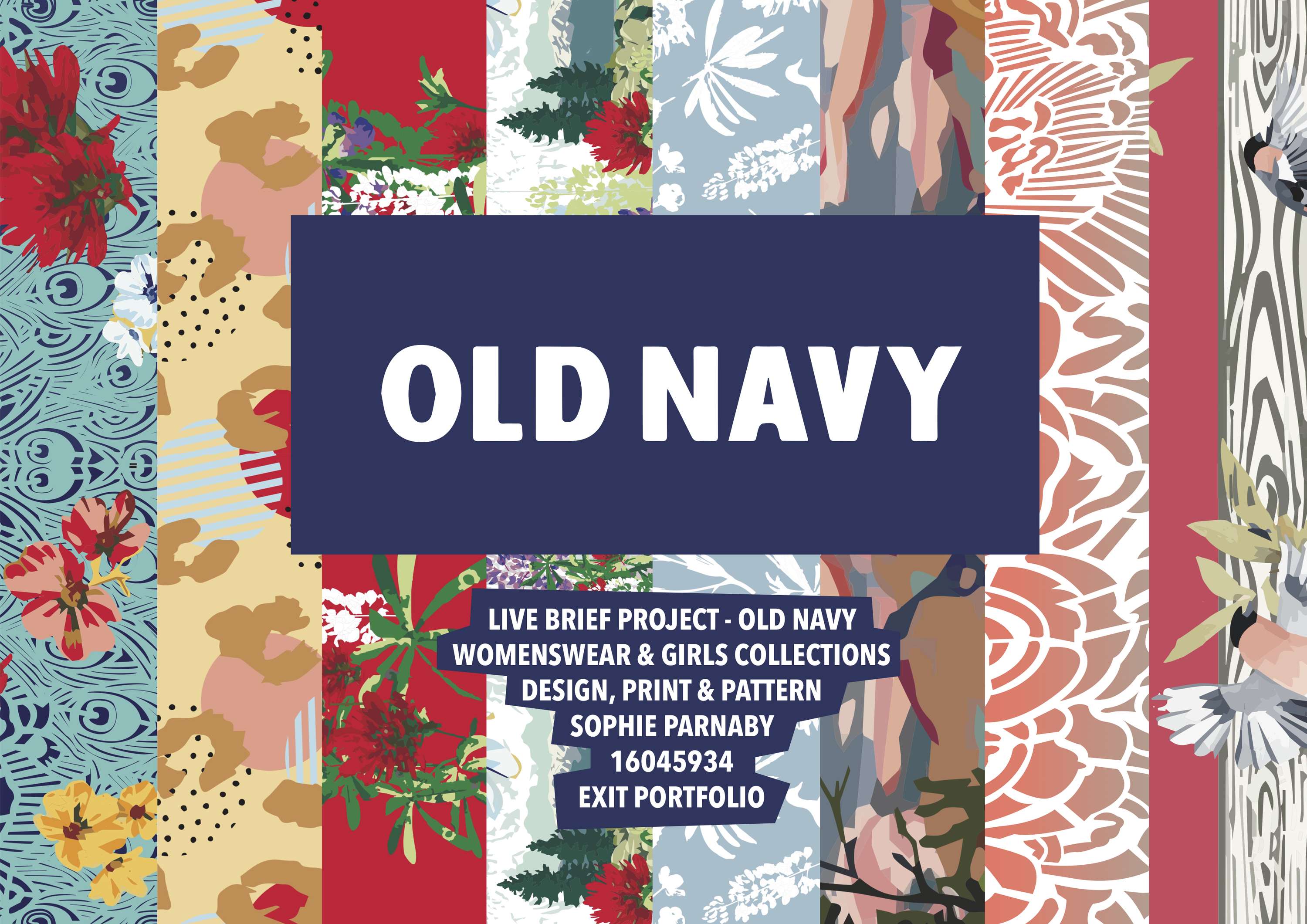 A Weekend at Tahoe - Prints and Pattern Collection for Old Navy by Sophie Parnaby
