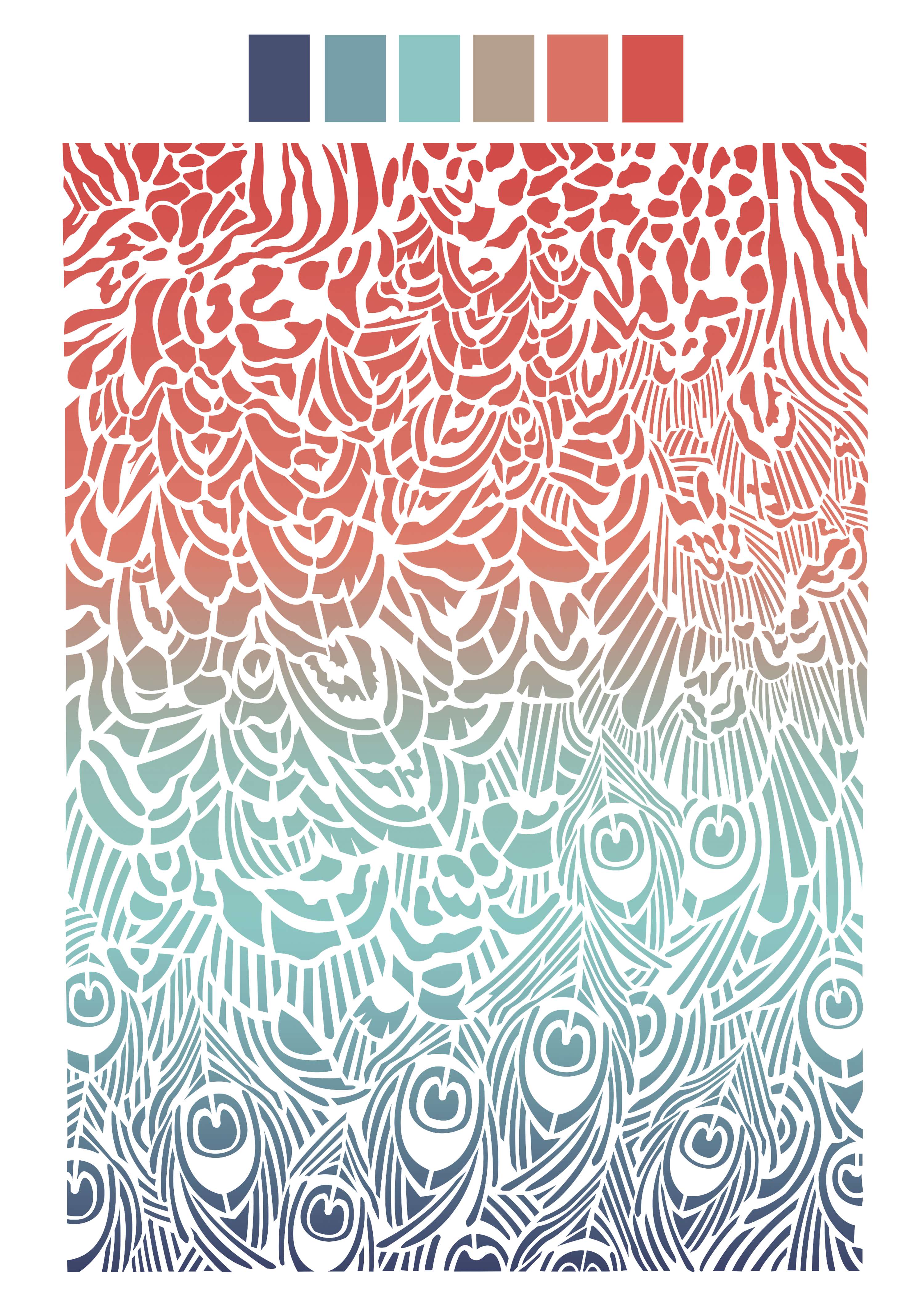 A Weekend at Tahoe - Prints and Pattern Collection for Old Navy by Sophie Parnaby