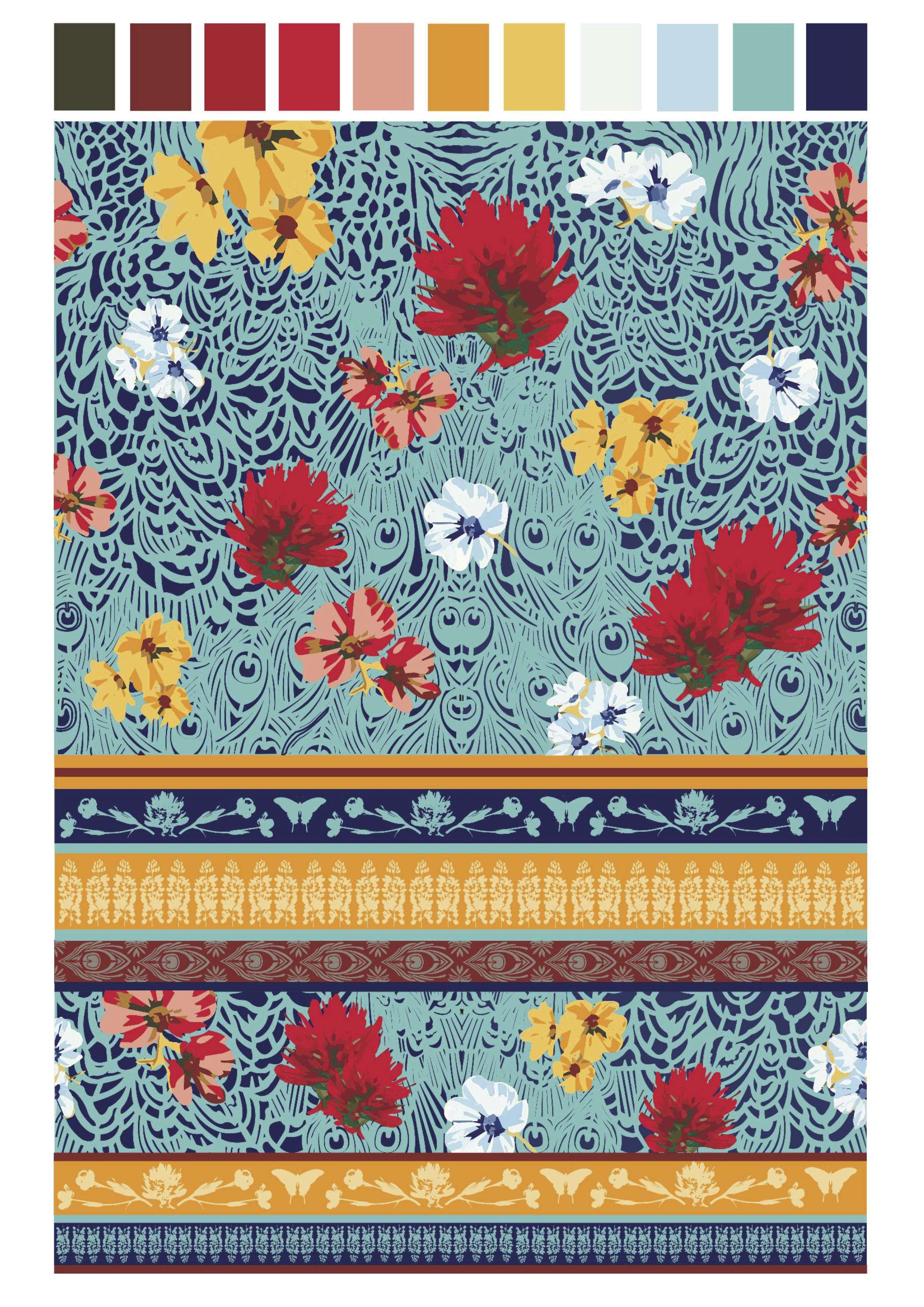 A Weekend at Tahoe - Prints and Pattern Collection for Old Navy by Sophie Parnaby