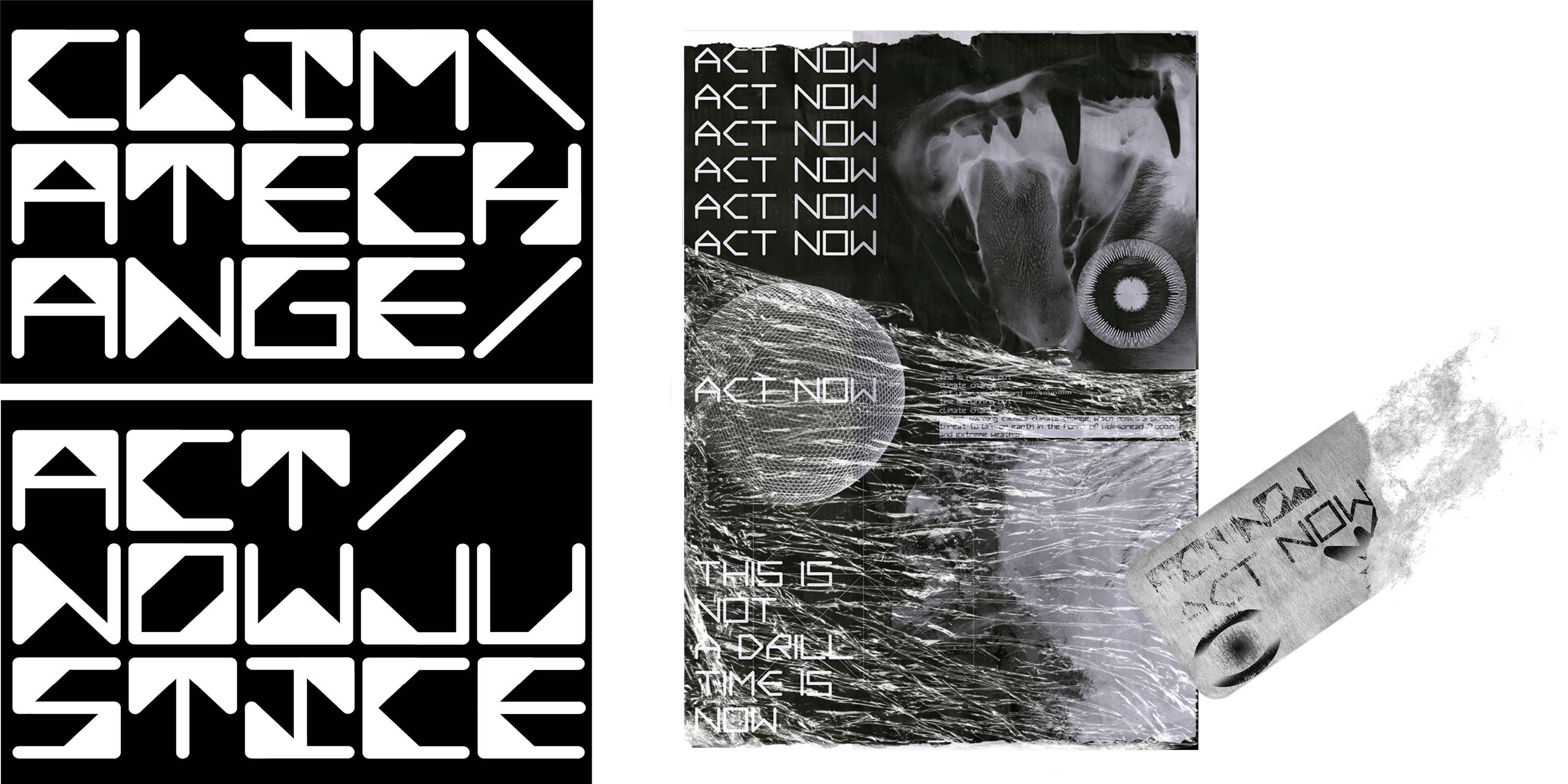 SOUNDS-OF-PROTEST: A climate change code typeface (2019 - 2020) by Bianca Maria Nitu