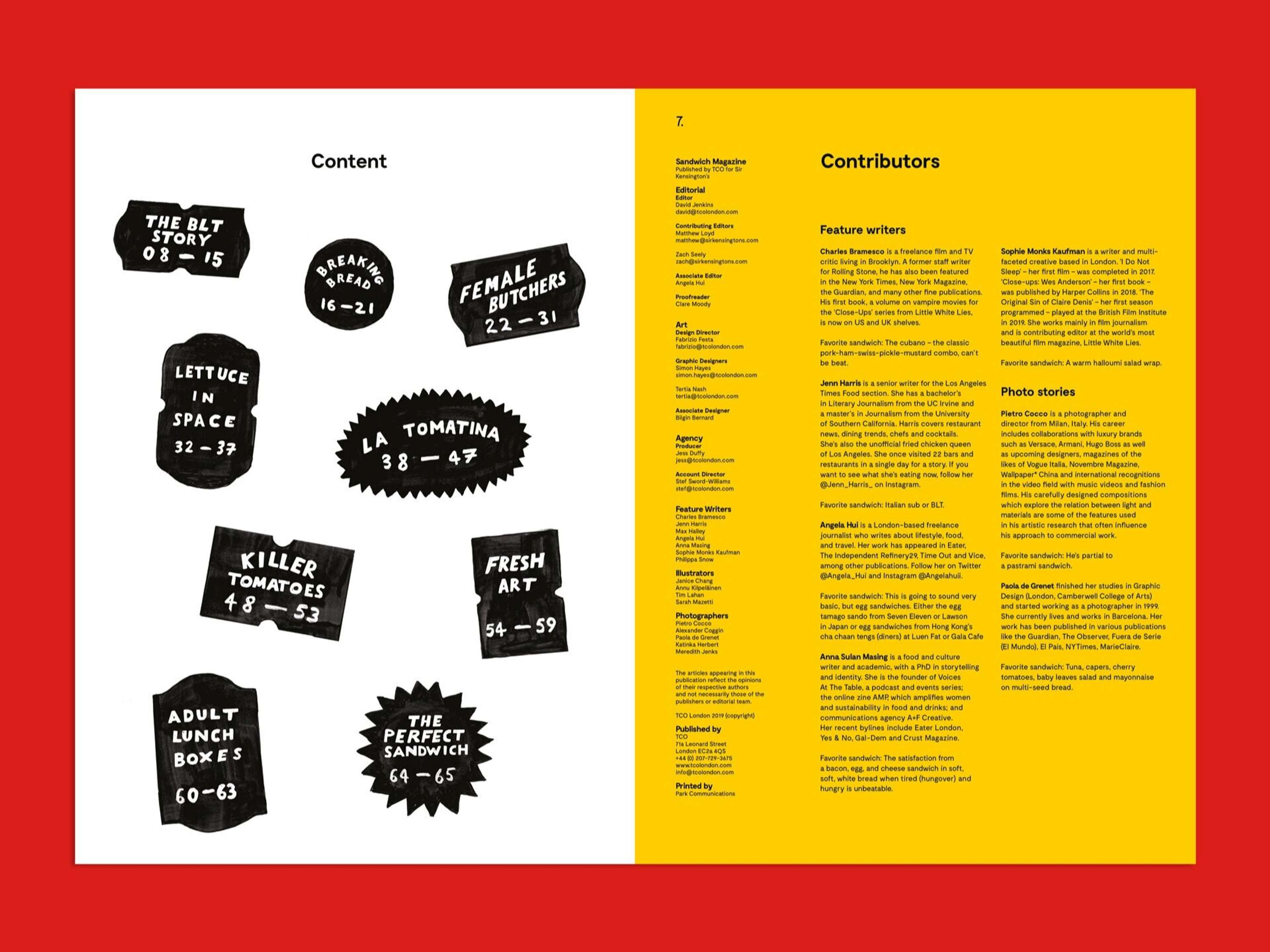 Sandwich Magazine Issue 01 by Simon Hayes
