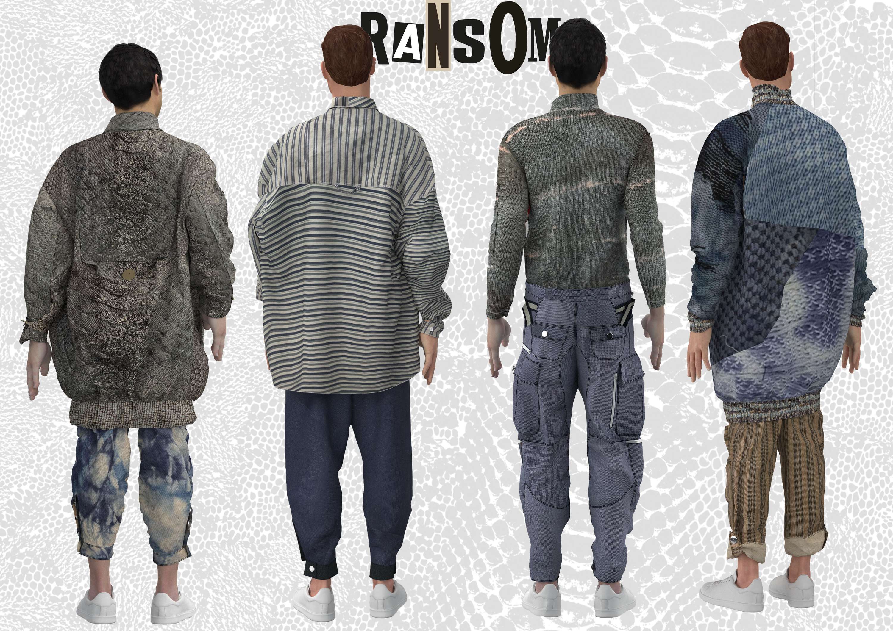 My FMP collection made in Clo 3D by Stephanie Ransom