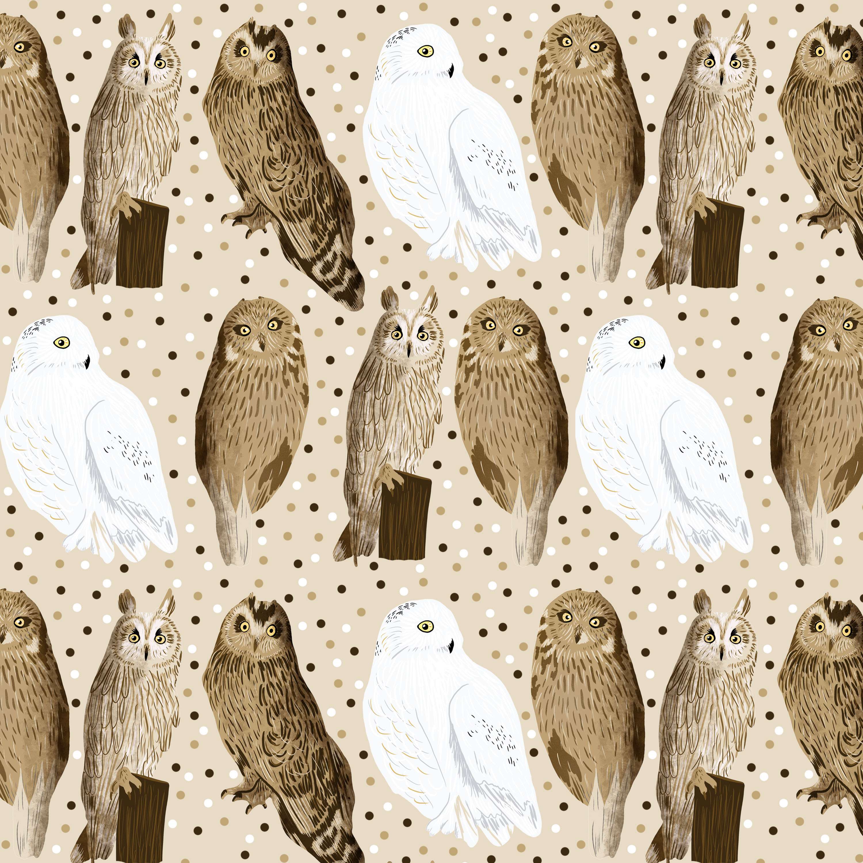 British Owls Pattern Collection by Tahlia David