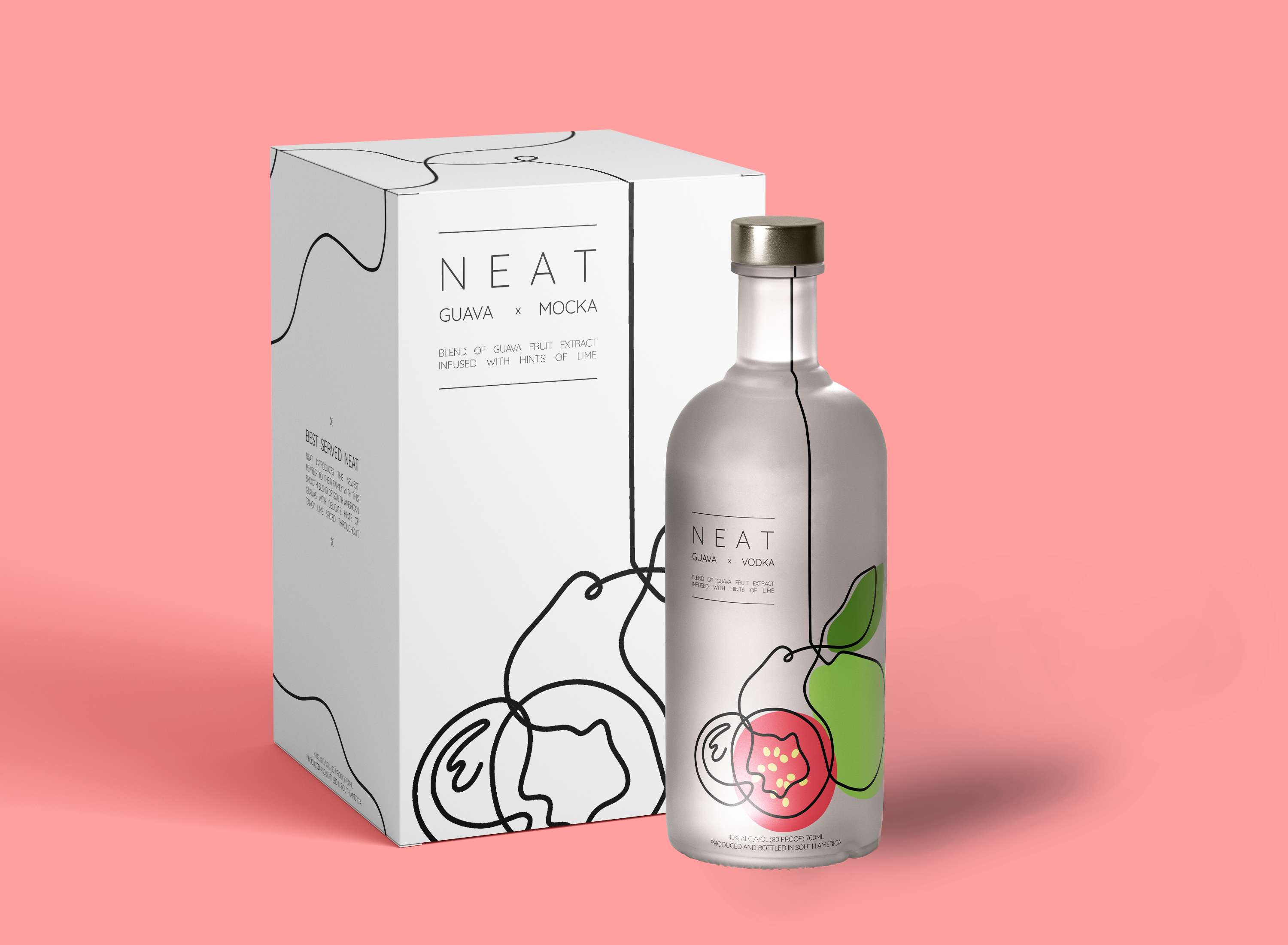 NEAT / Guava Vodka by Maddie Hellyer