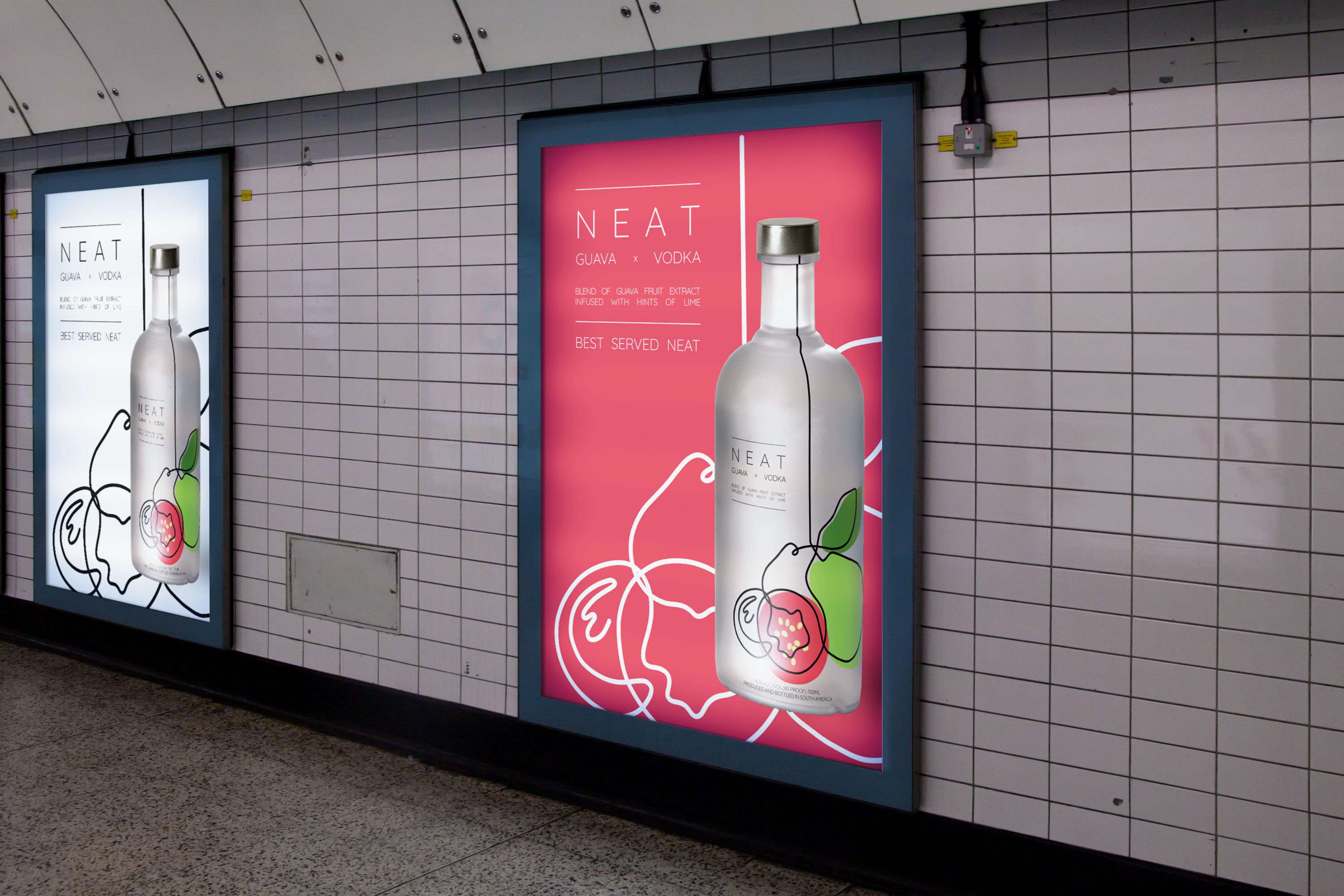 NEAT / Guava Vodka by Maddie Hellyer