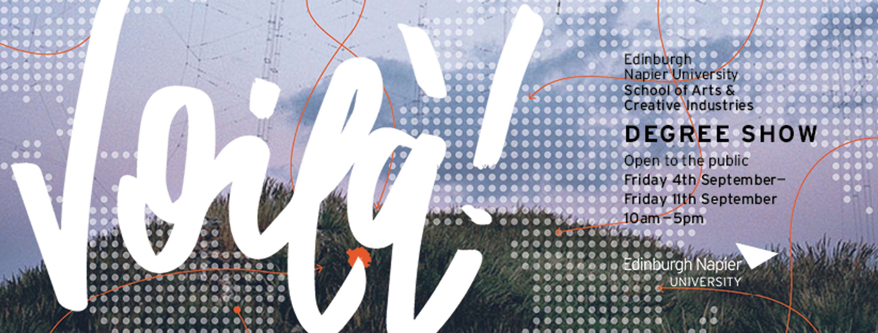 University Degree Show Branding by Marge Urquhart
