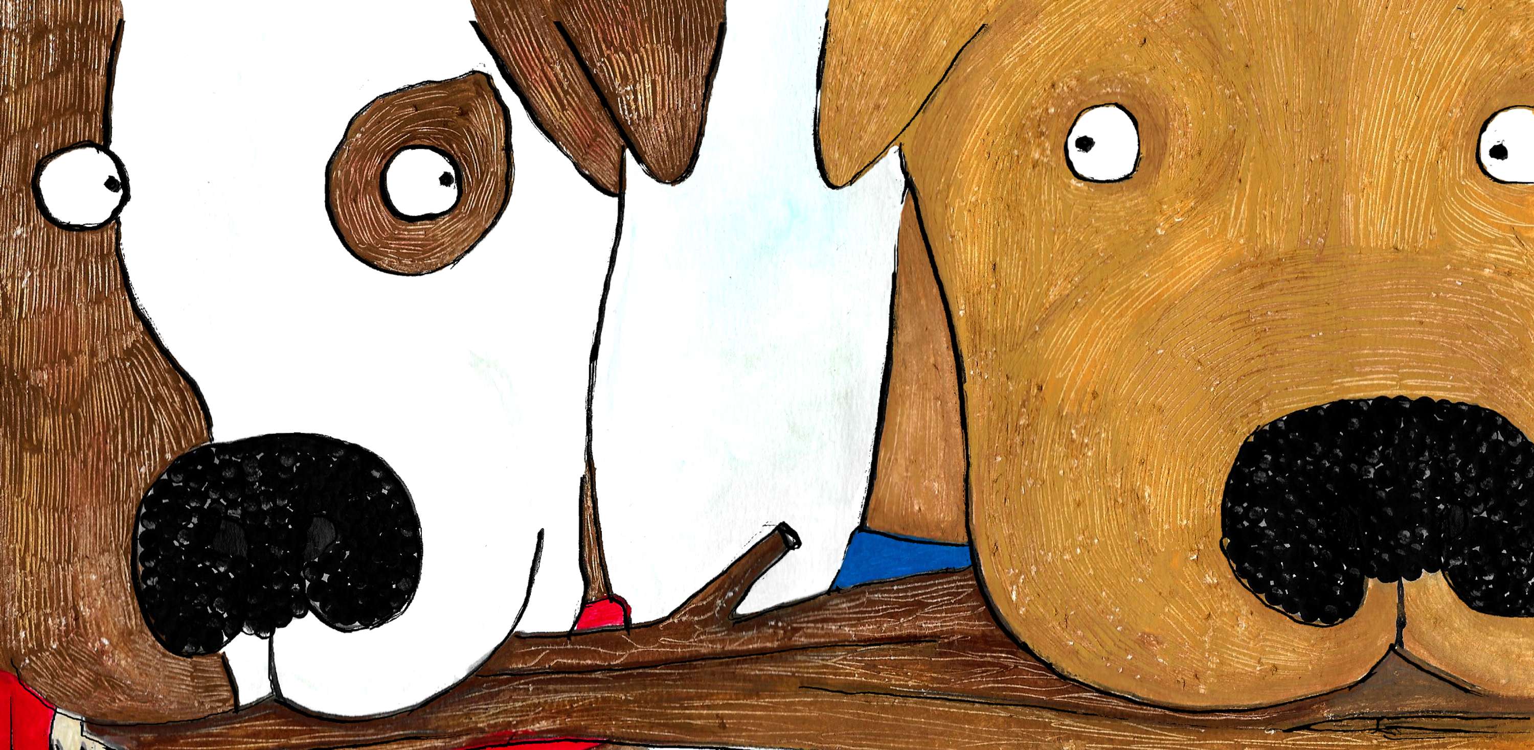 Say Hello To Bobblehead & Mooch by Sally Whitton