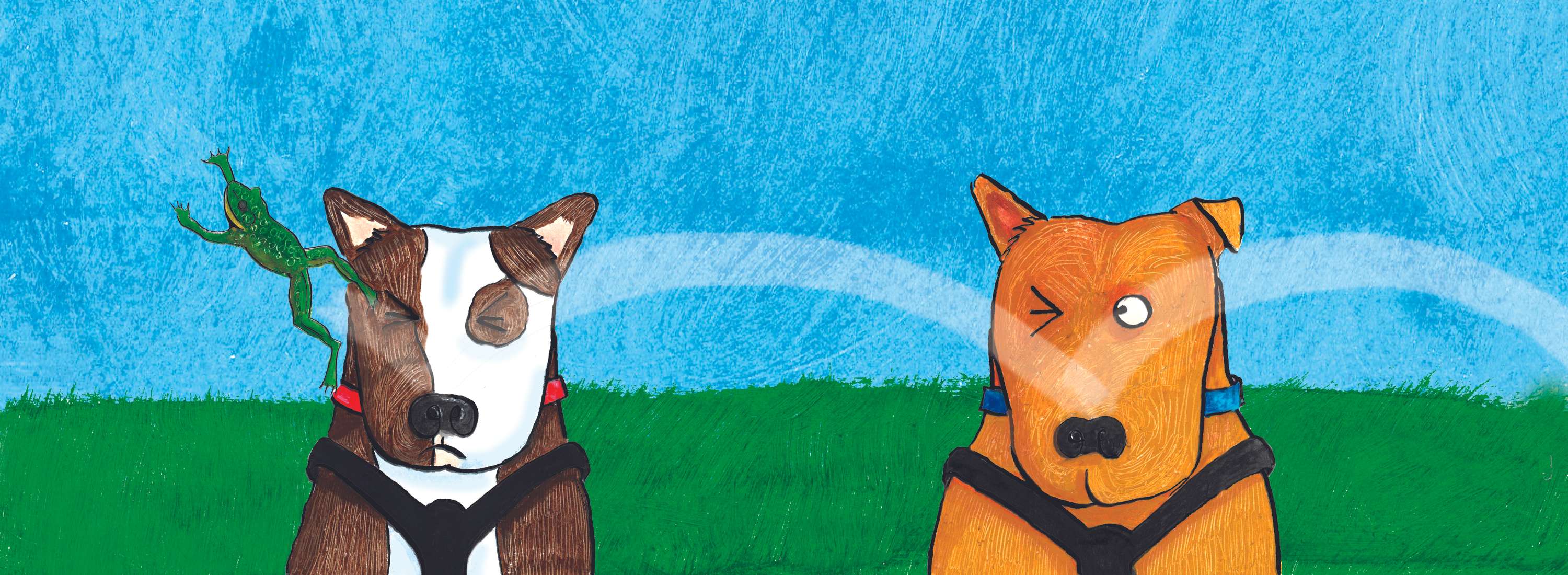 Say Hello To Bobblehead & Mooch by Sally Whitton