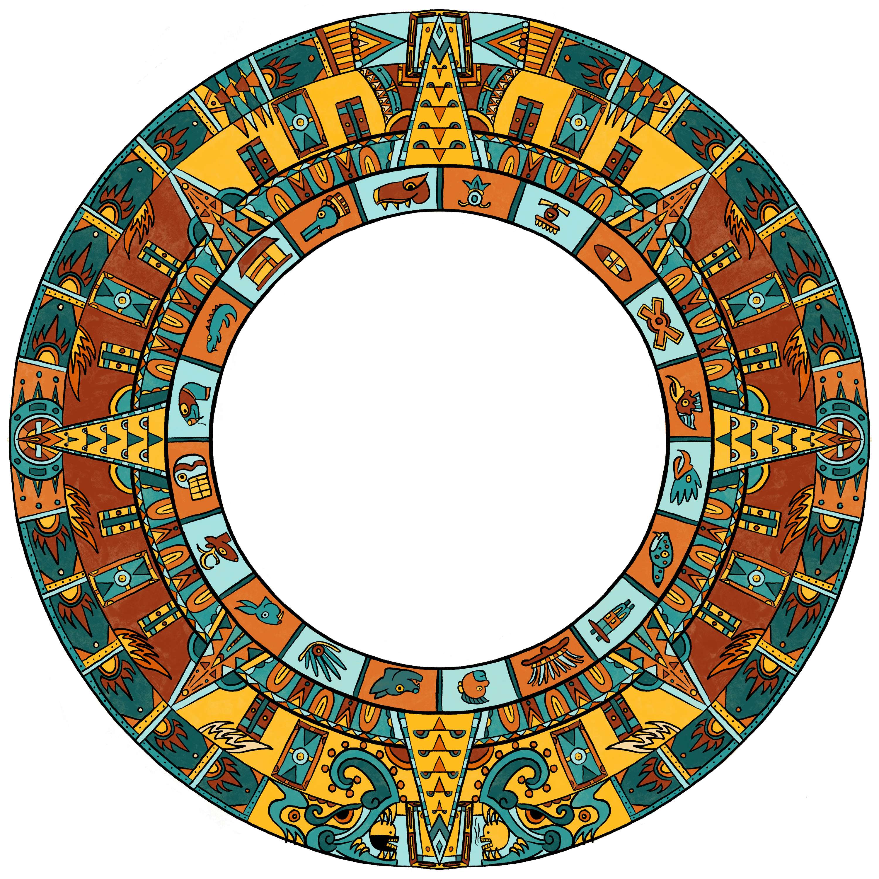 Sun Stone Calendar by Katherine Duckworth