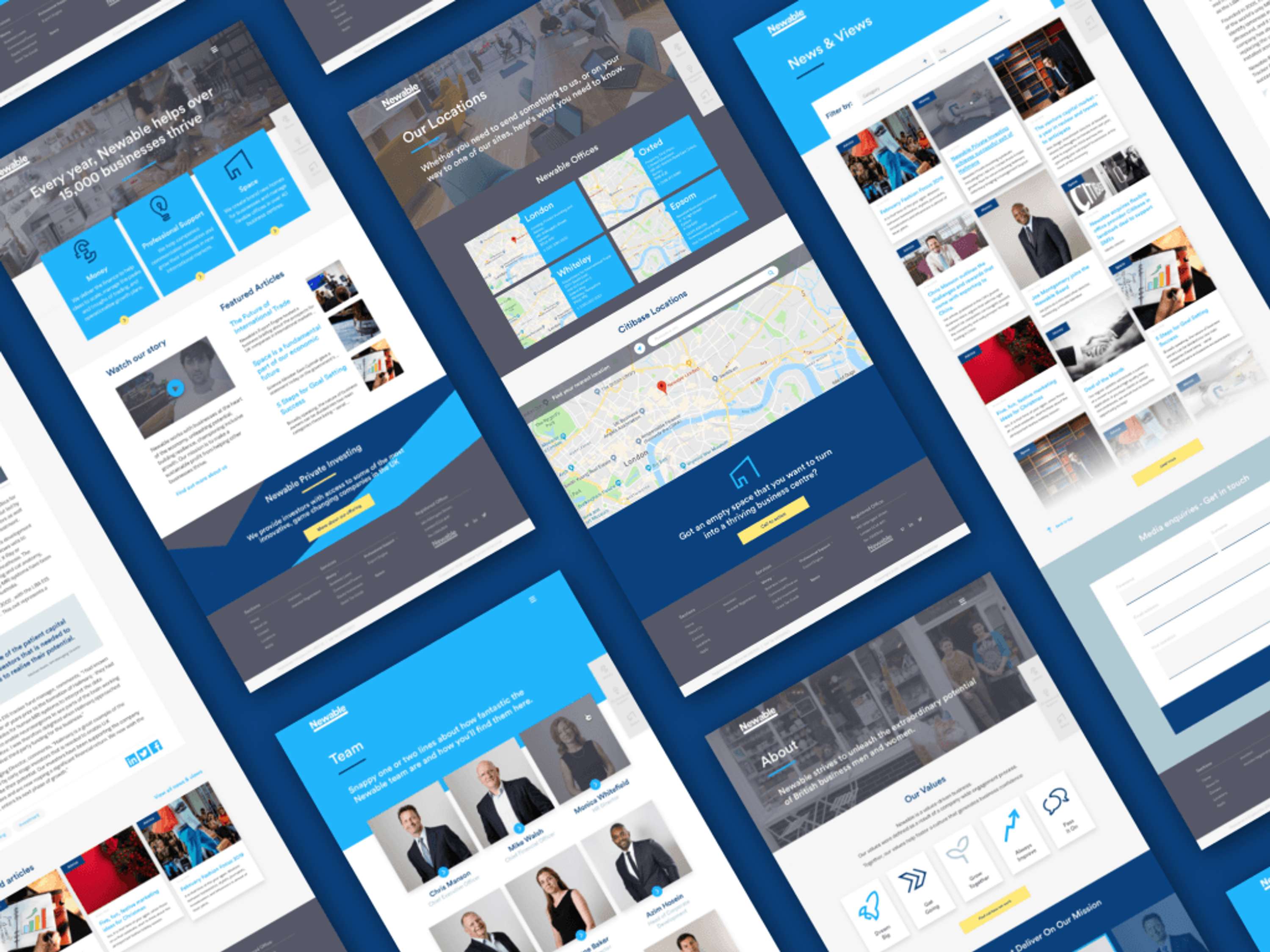Newable website 3.0 by Bravand Ltd
