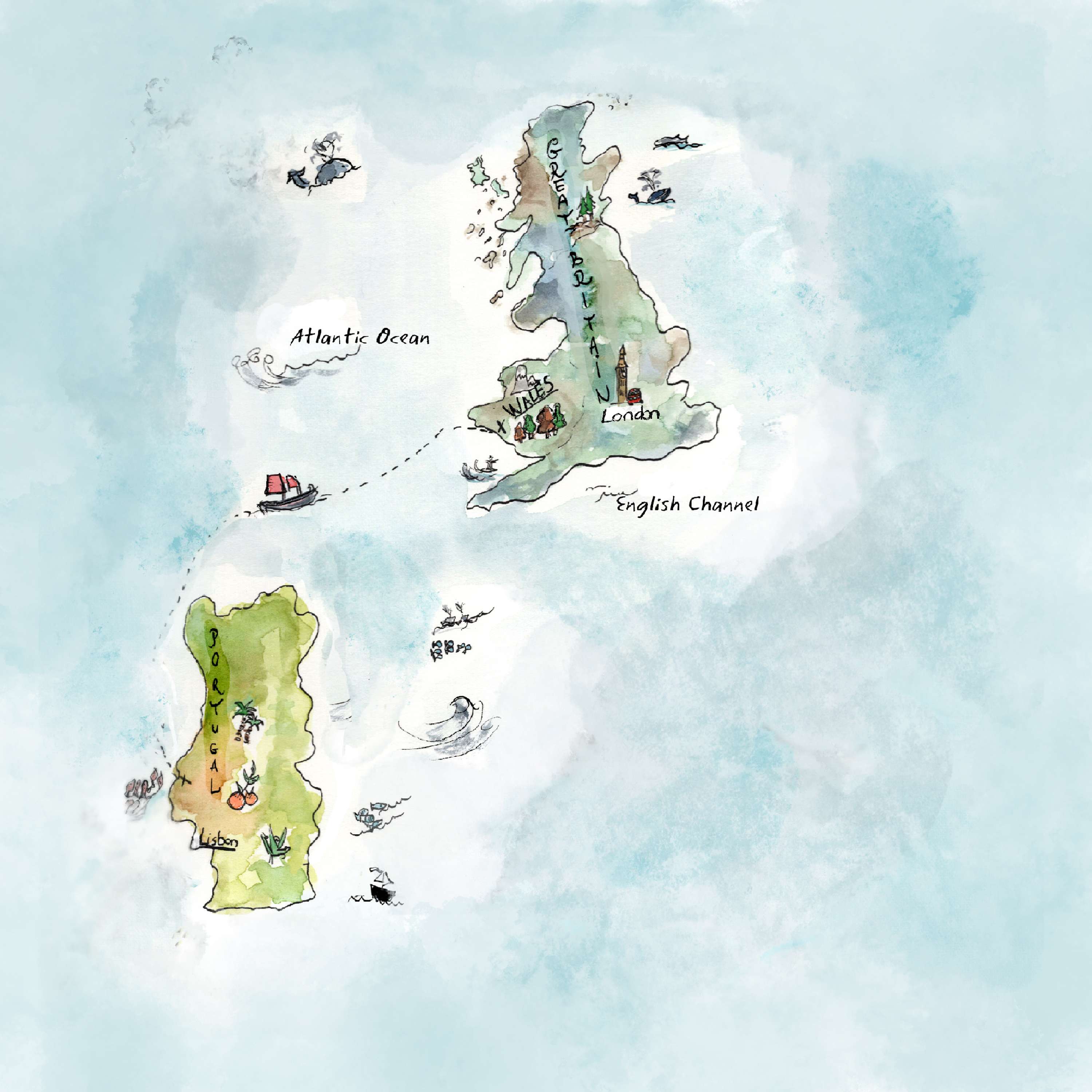 Editorial Illustrations by Valeria Szucs