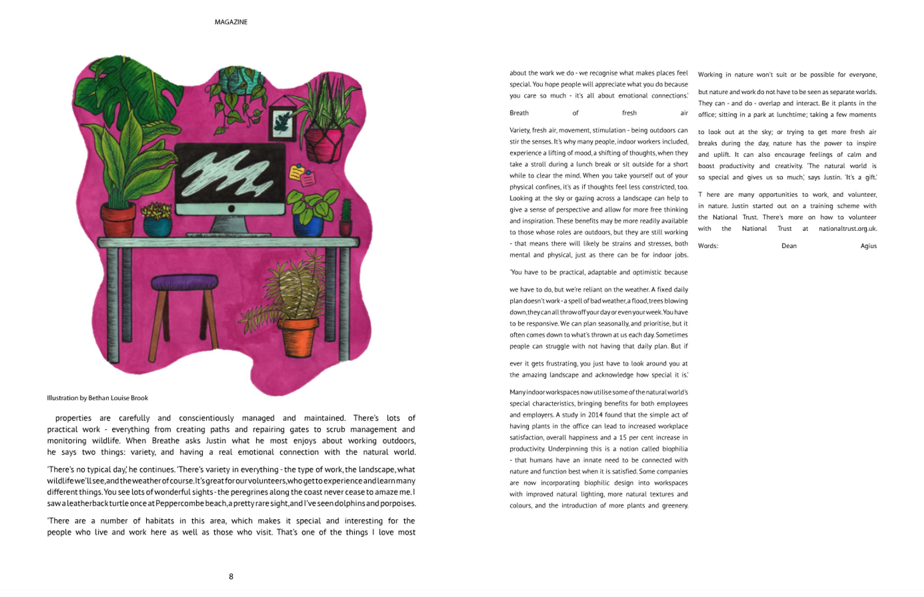 Editorial Project by Bethan Brook