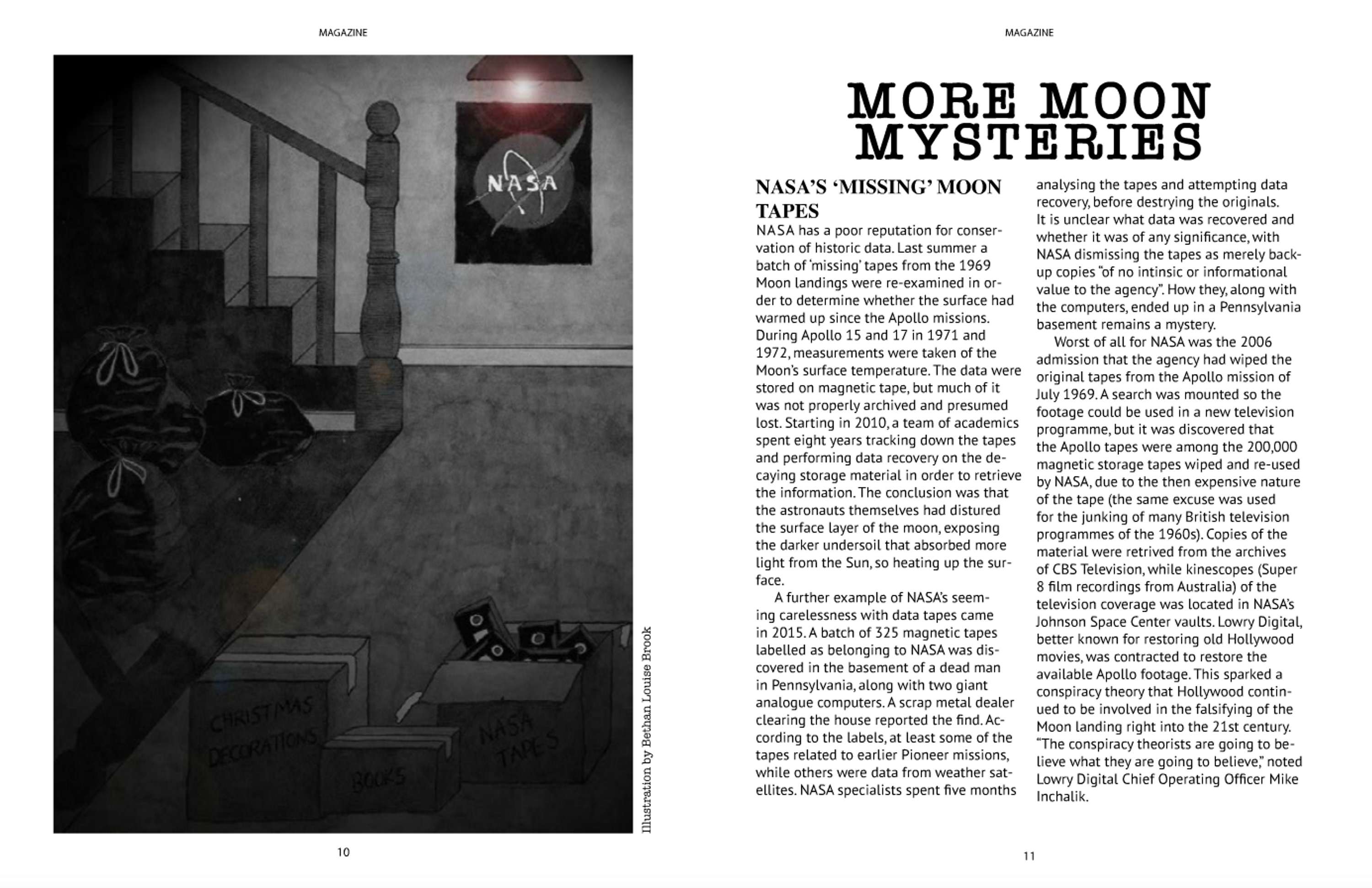 Editorial Project by Bethan Brook