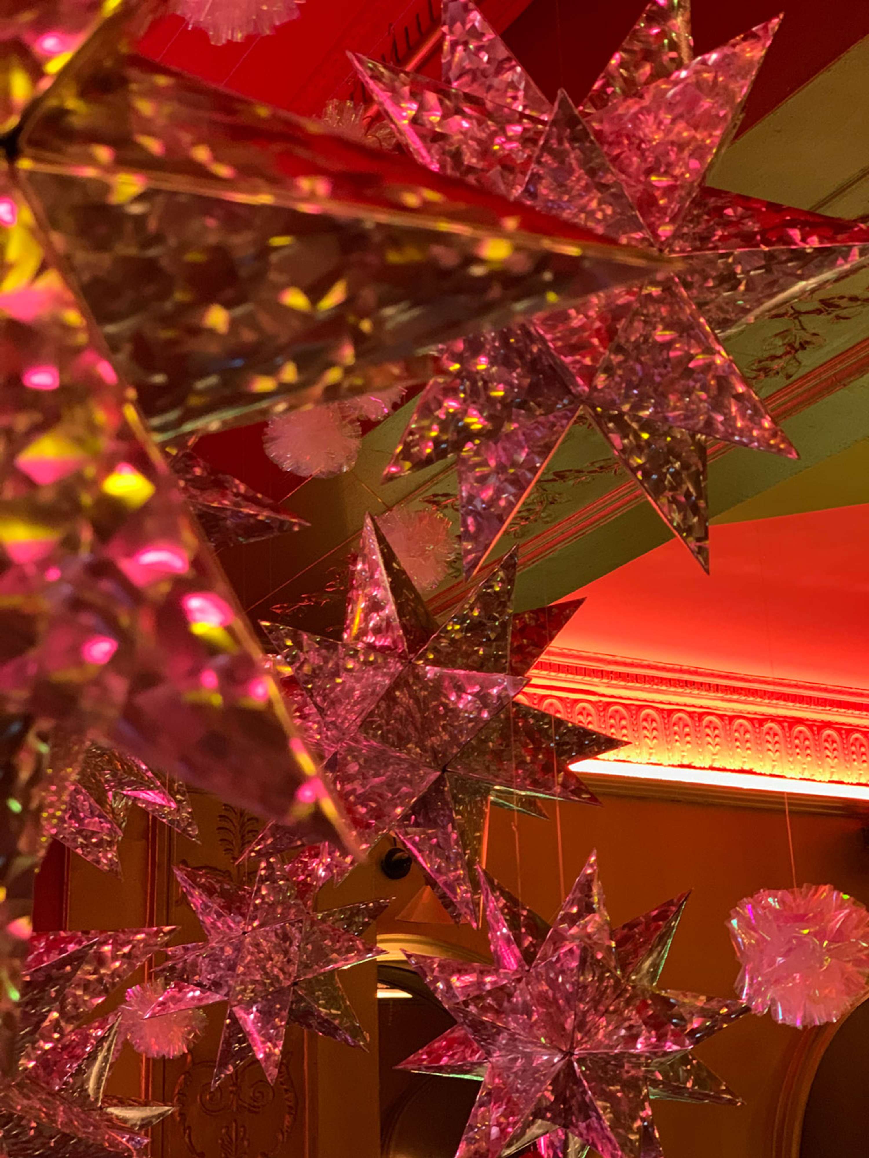 Exploding Christmas Kaleidoscope at Sketch London by Karen Hsu