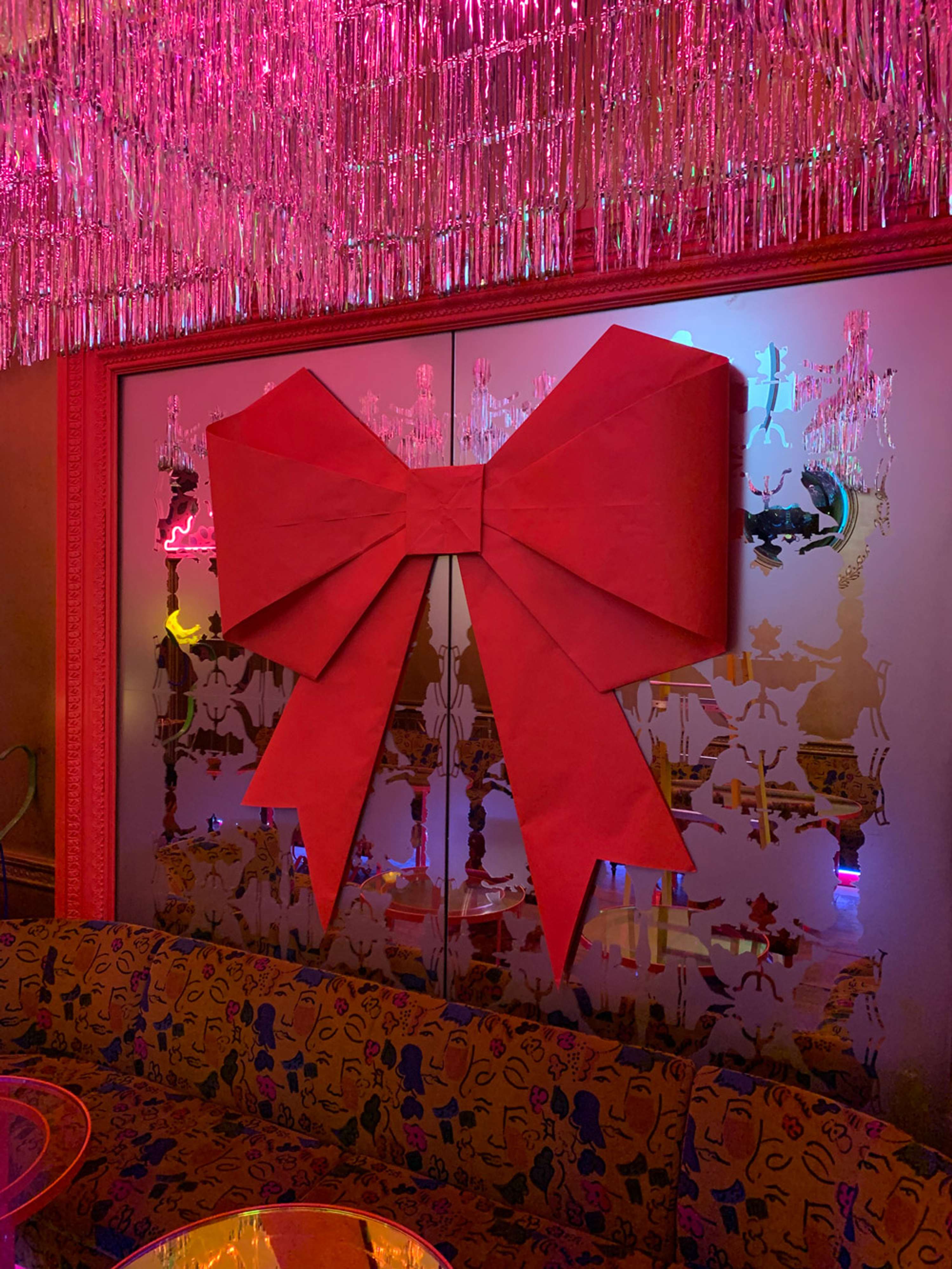 Exploding Christmas Kaleidoscope at Sketch London by Karen Hsu