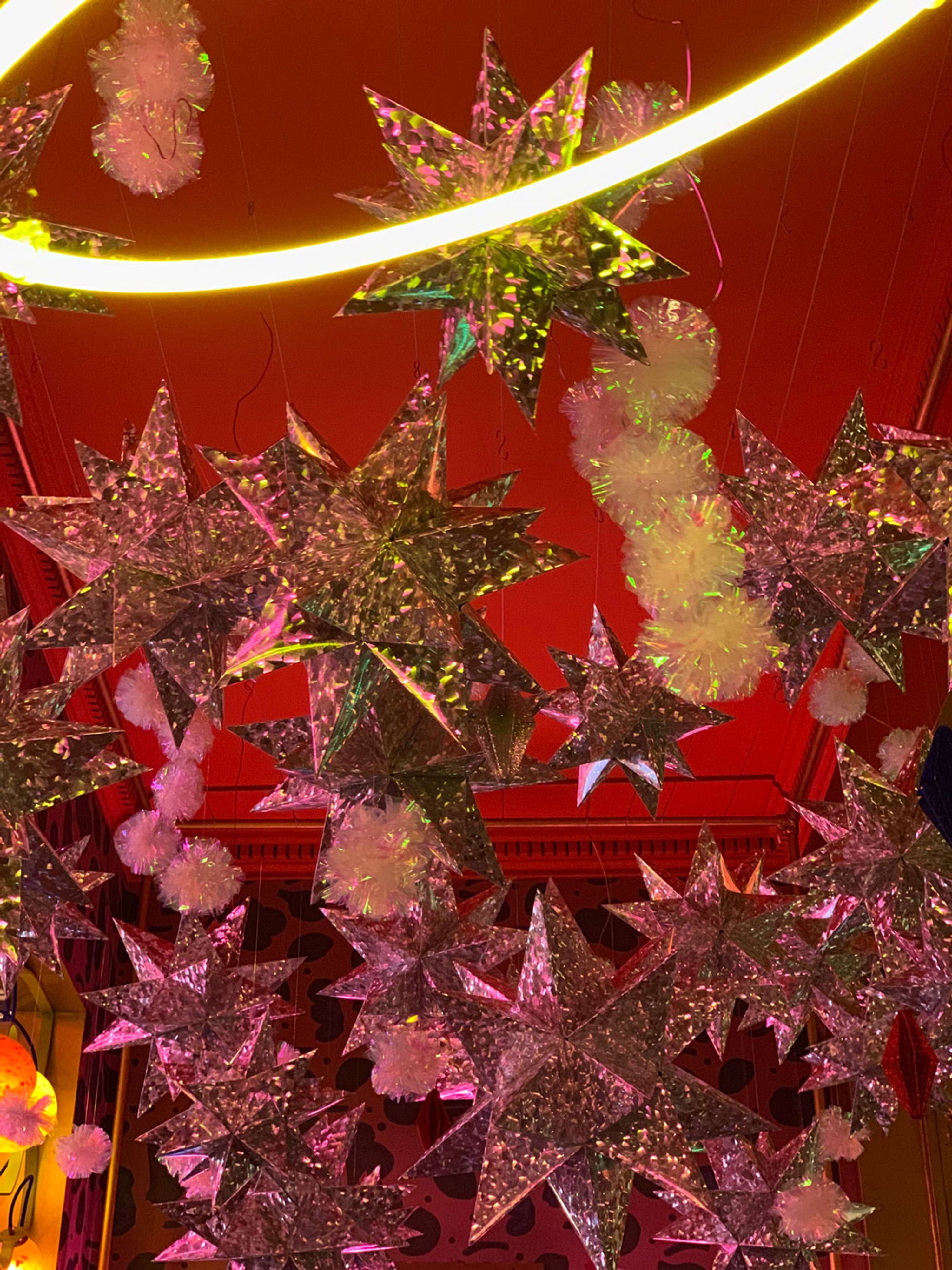 Exploding Christmas Kaleidoscope at Sketch London by Karen Hsu