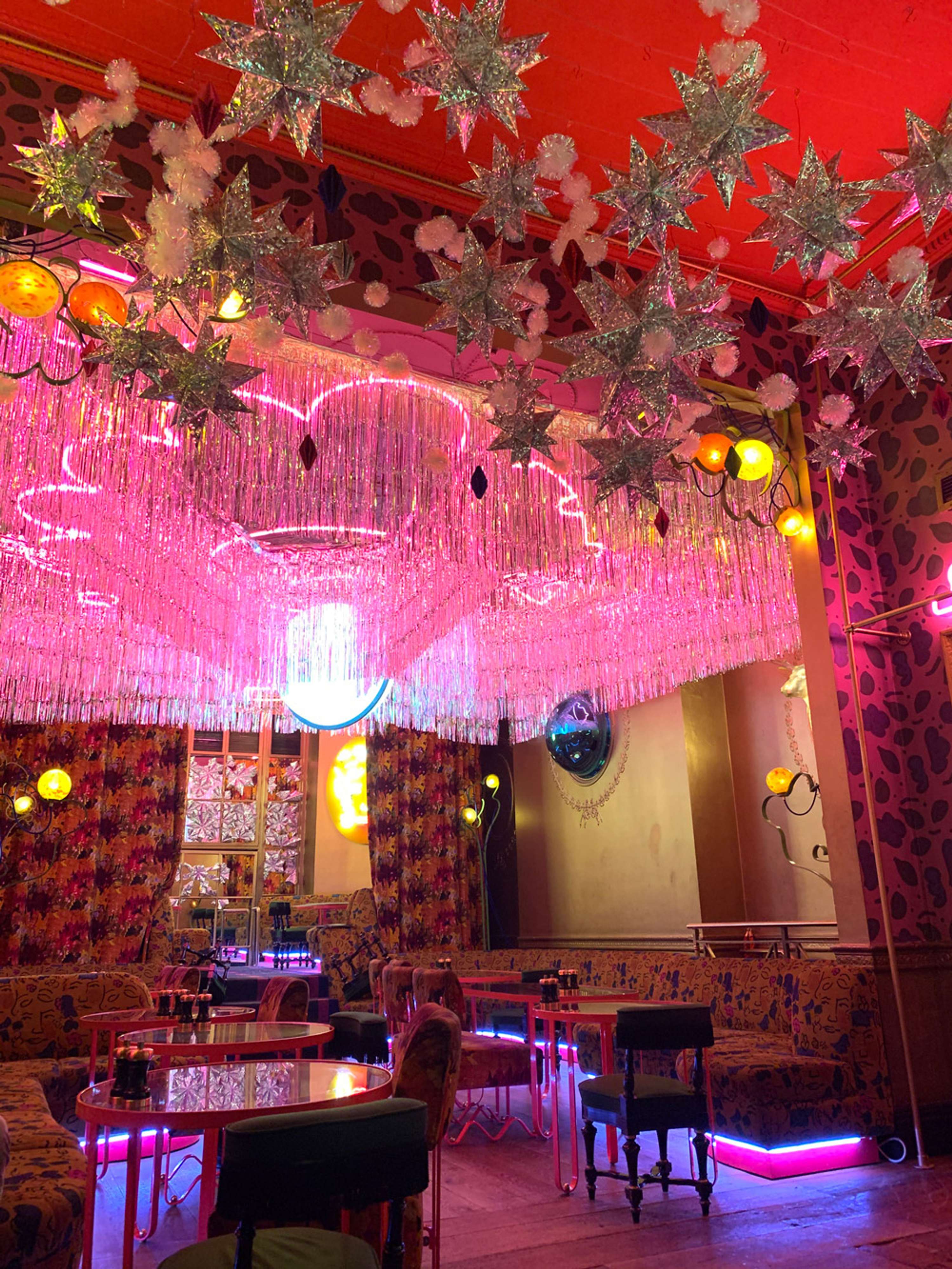 Exploding Christmas Kaleidoscope at Sketch London by Karen Hsu