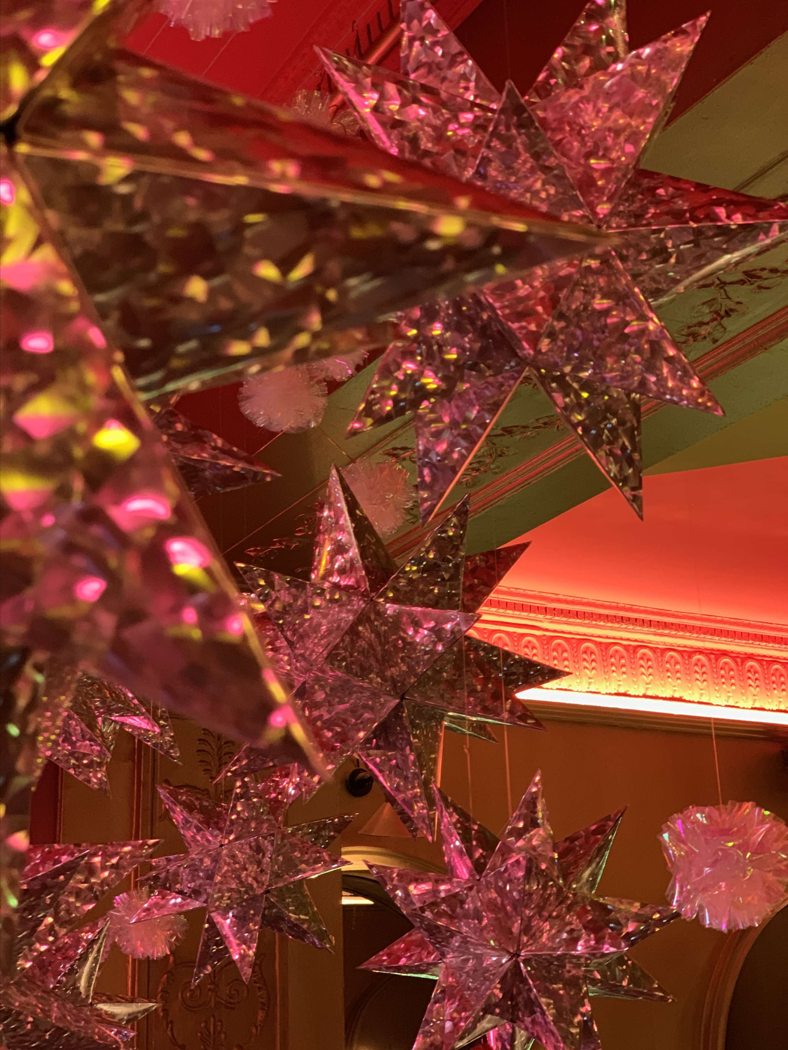 Exploding Christmas Kaleidoscope at Sketch London by Karen Hsu