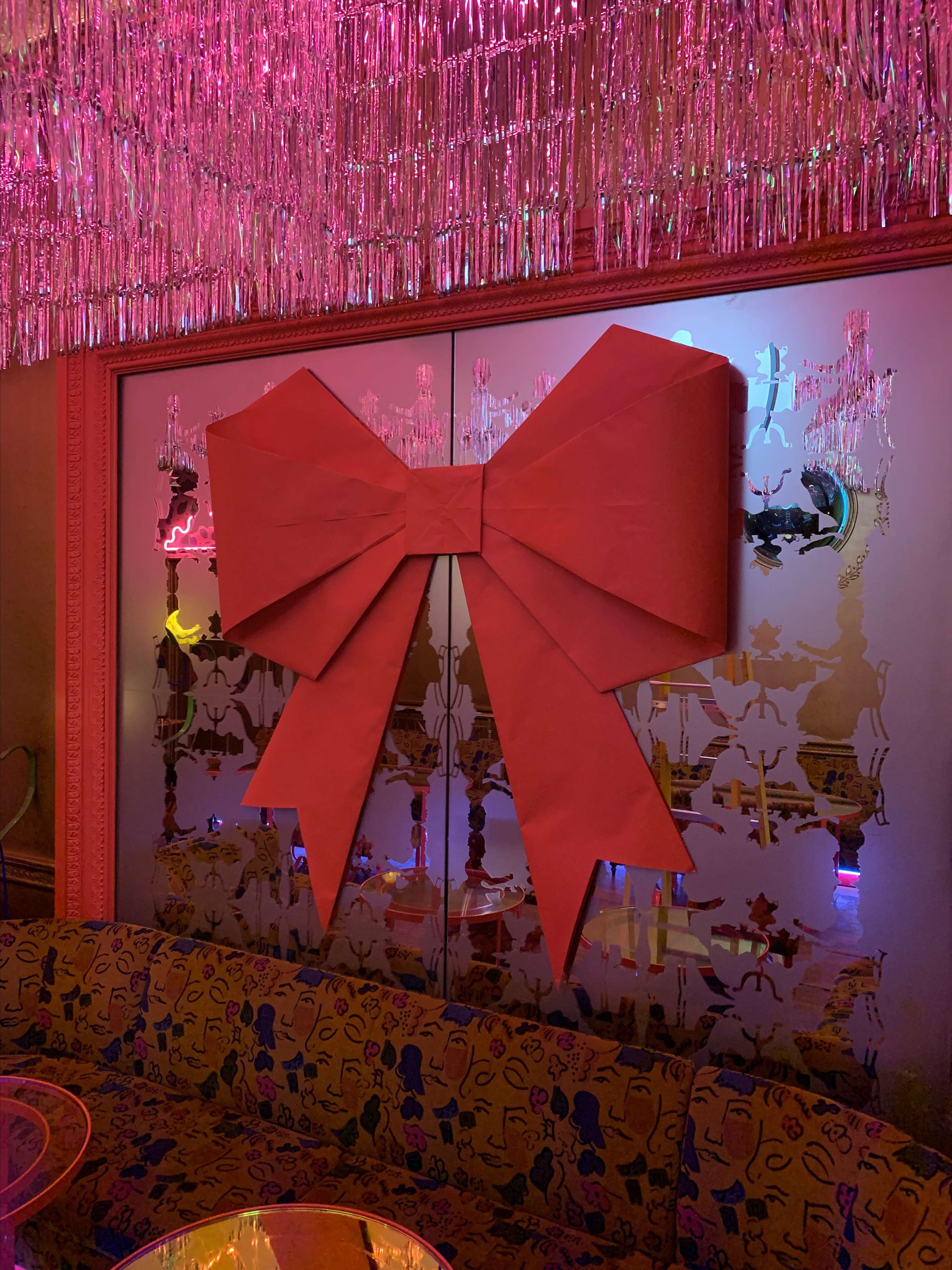Exploding Christmas Kaleidoscope at Sketch London by Karen Hsu