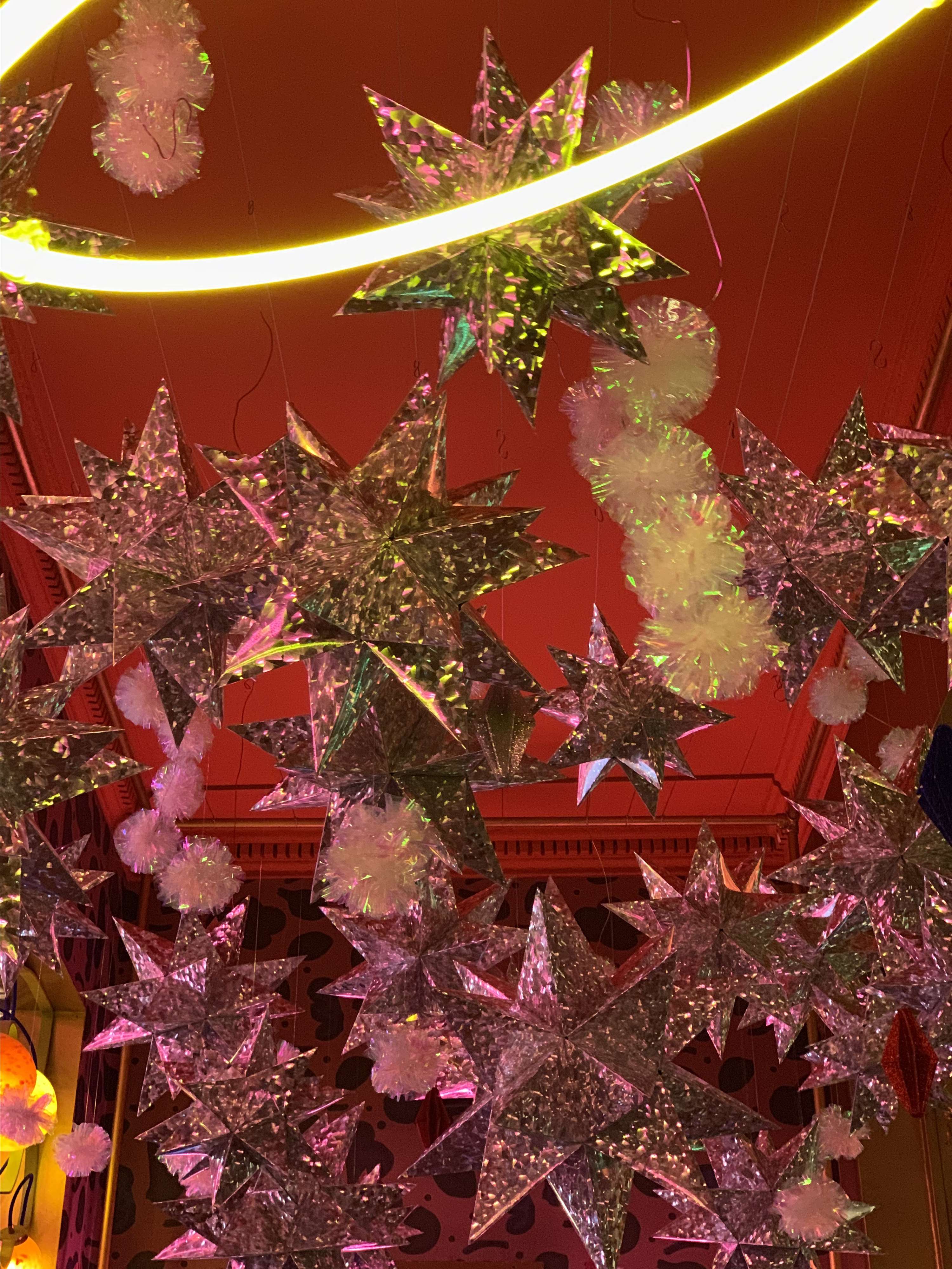 Exploding Christmas Kaleidoscope at Sketch London by Karen Hsu