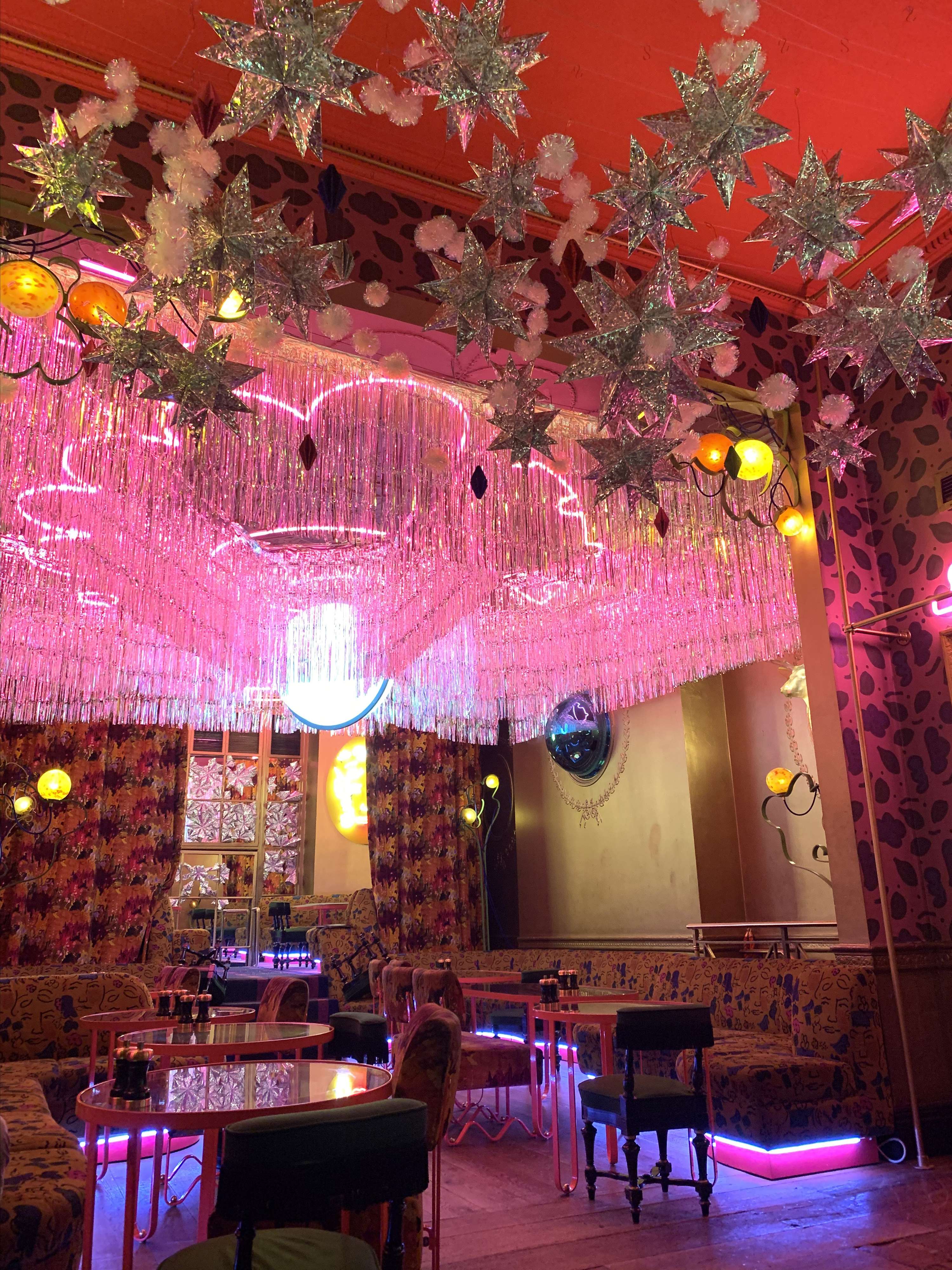 Exploding Christmas Kaleidoscope at Sketch London by Karen Hsu