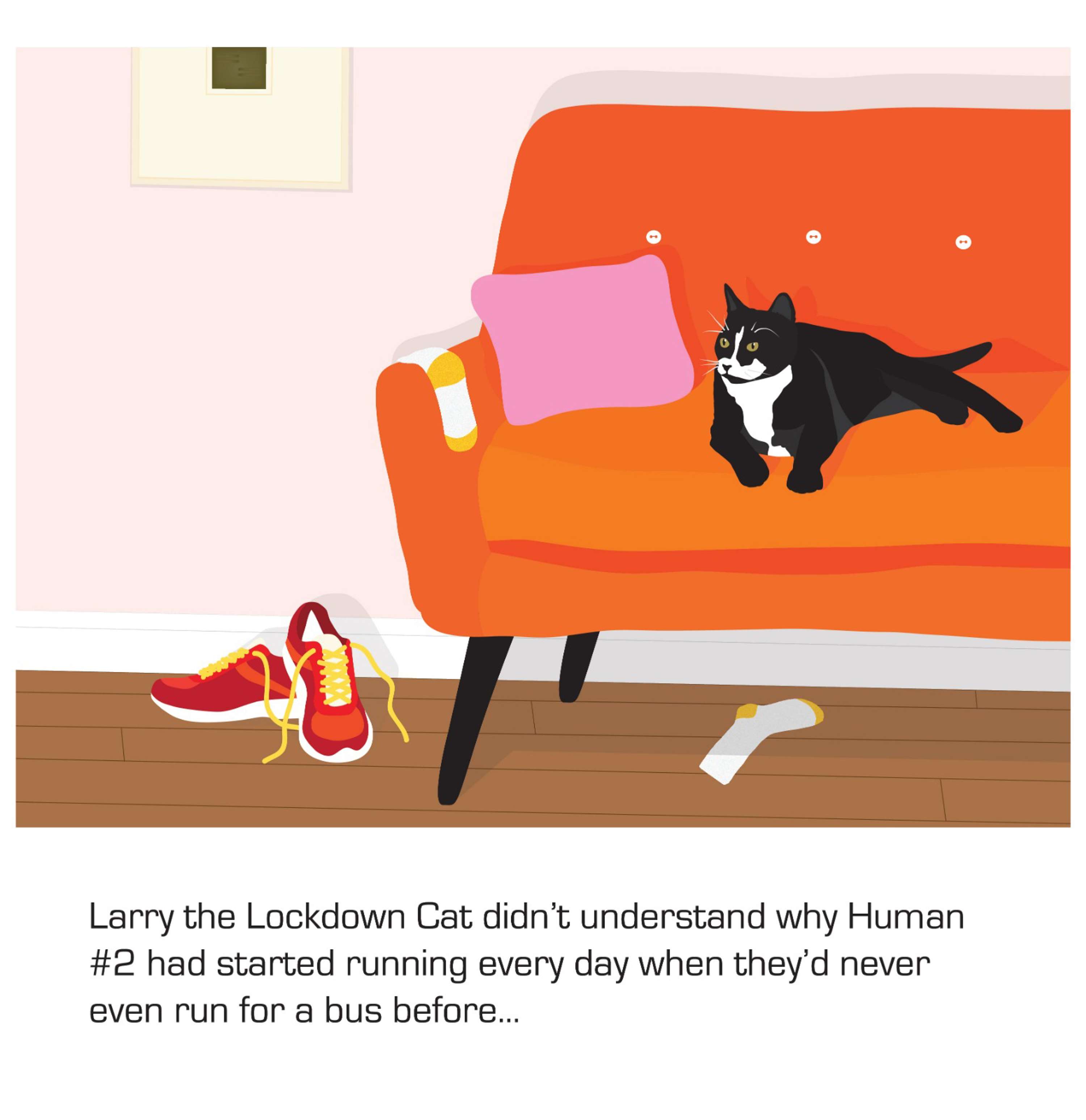 Larry the Lockdown Cat by Molly Bryan