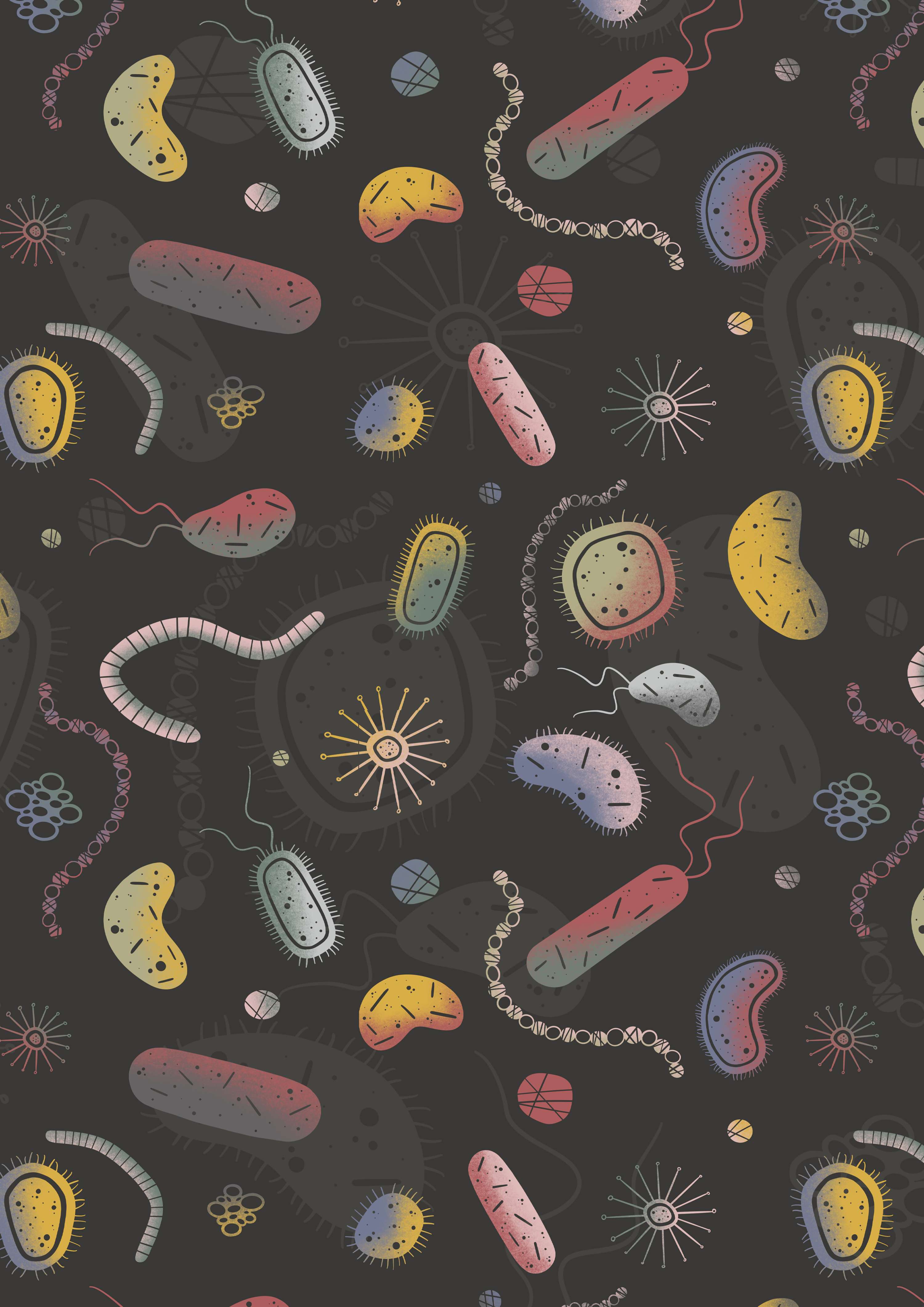 Techno Textiles - Surface Pattern & Animation Project by Meg Budd
