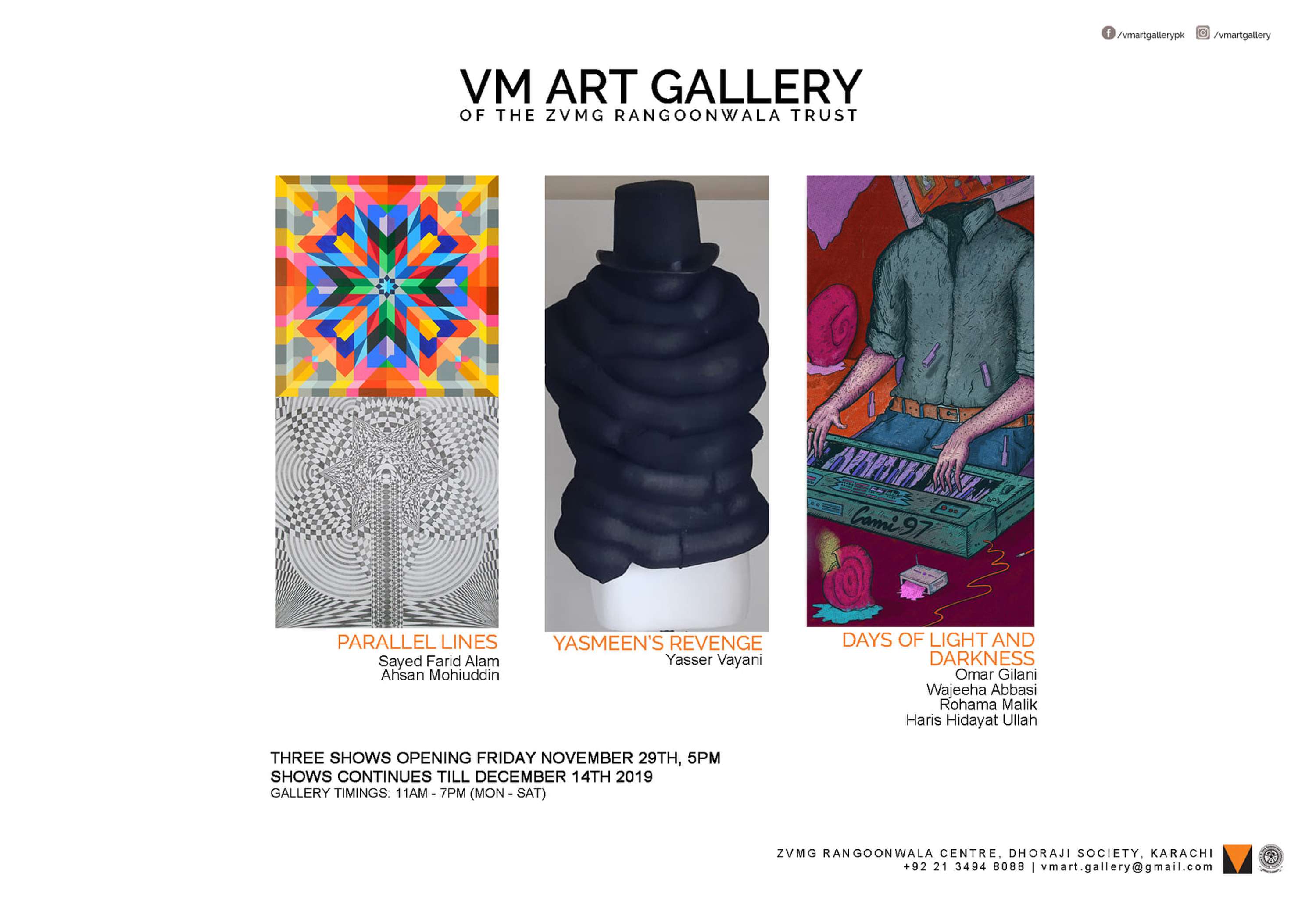 Me, Myself & Ai - Days of Light and Darkness at VM Art Gallery by Wajeeha Abbasi