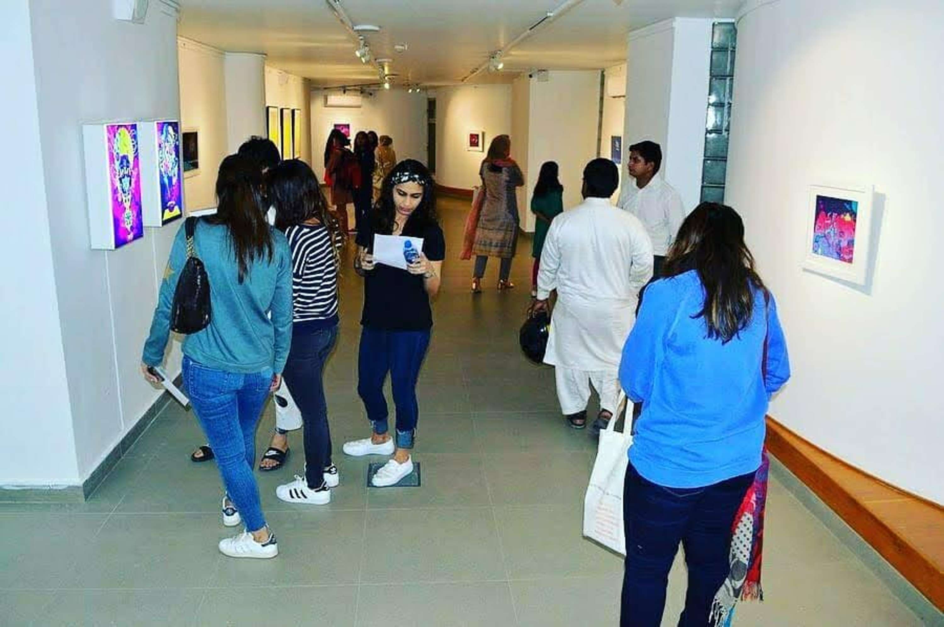 Me, Myself & Ai - Days of Light and Darkness at VM Art Gallery by Wajeeha Abbasi