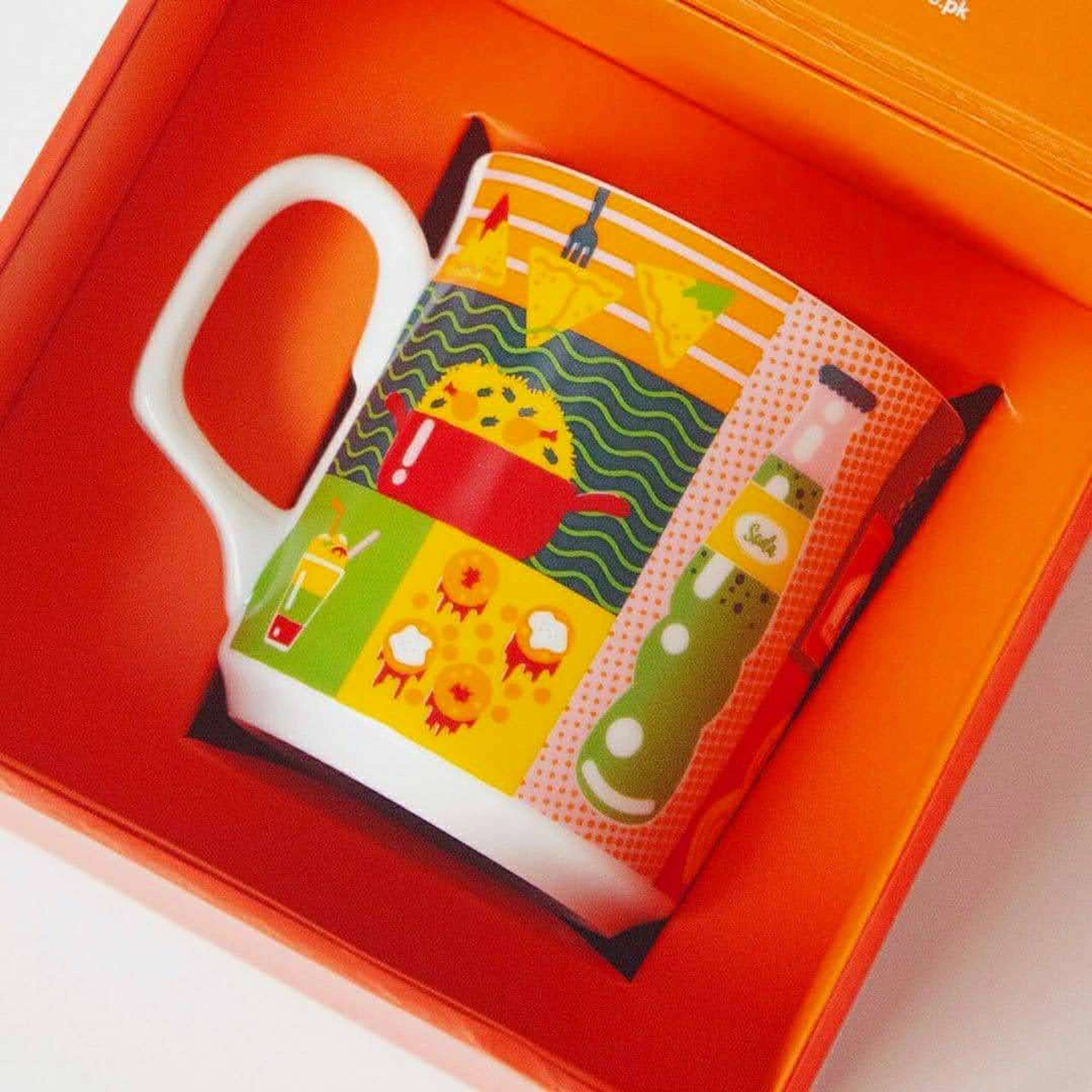 The Nostalgia Notebook and Mug - Kurachee by Wajeeha Abbasi