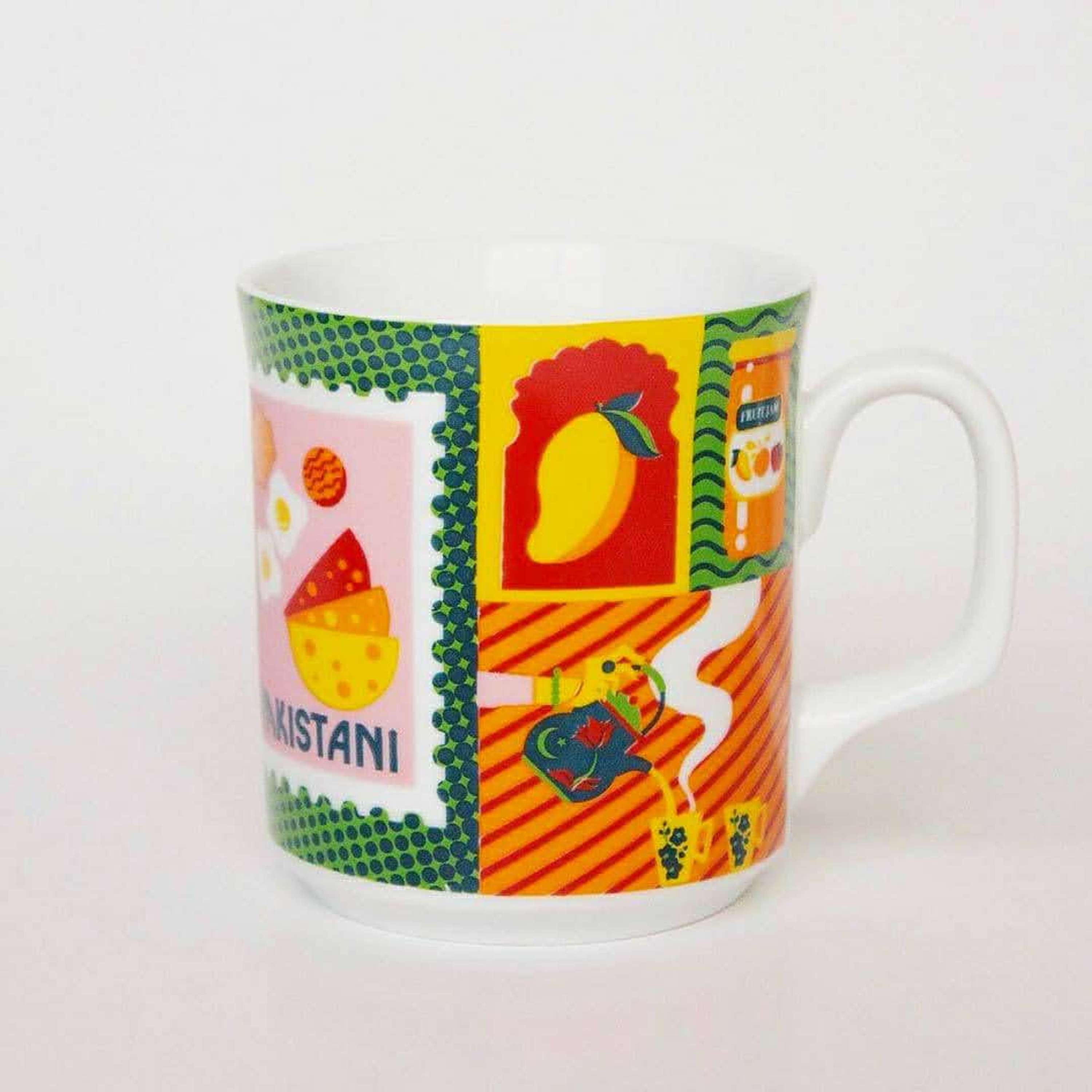 The Nostalgia Notebook and Mug - Kurachee by Wajeeha Abbasi