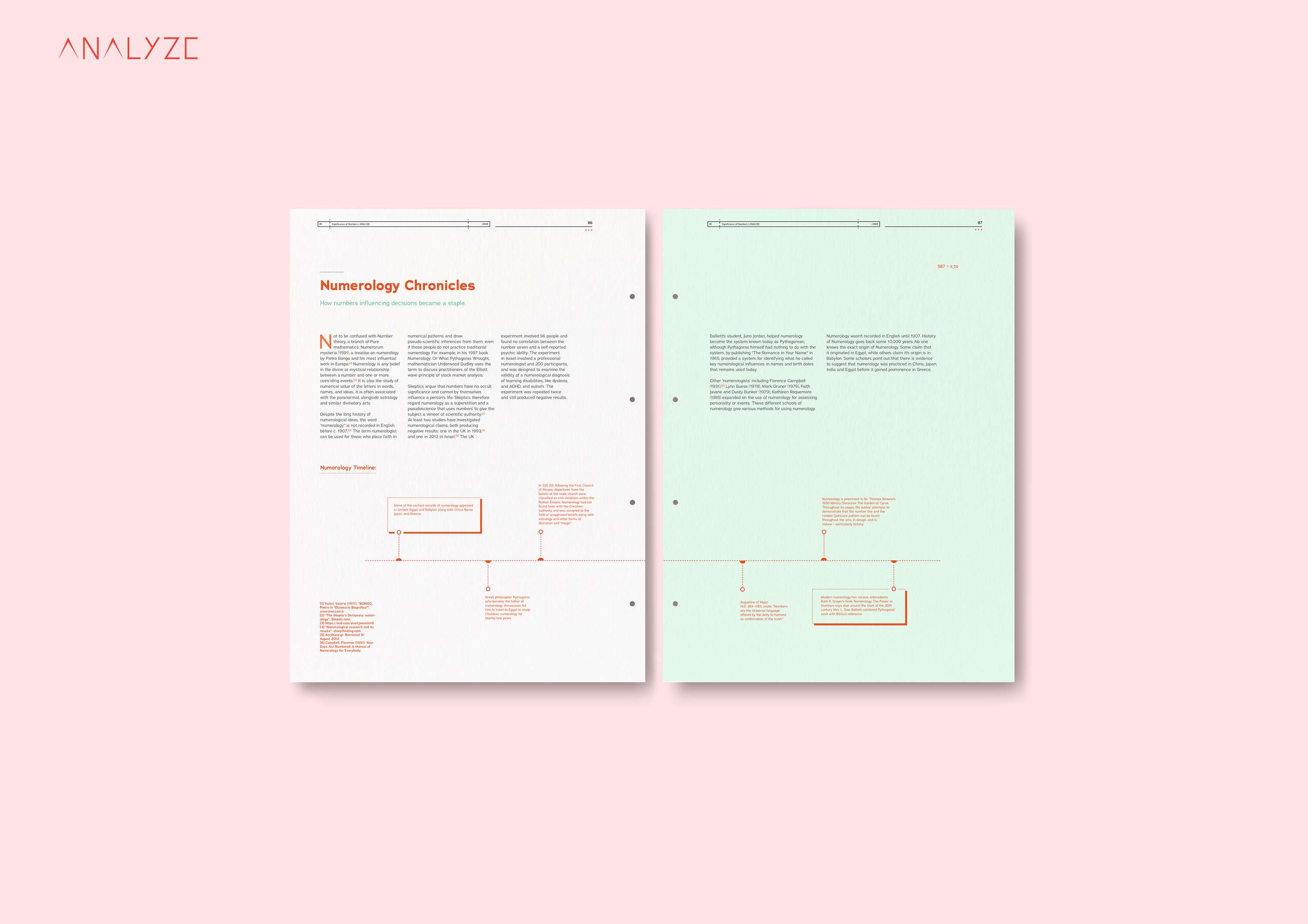 ANALYZE : The Significance of Numbers - ISTD by Lewis Coull
