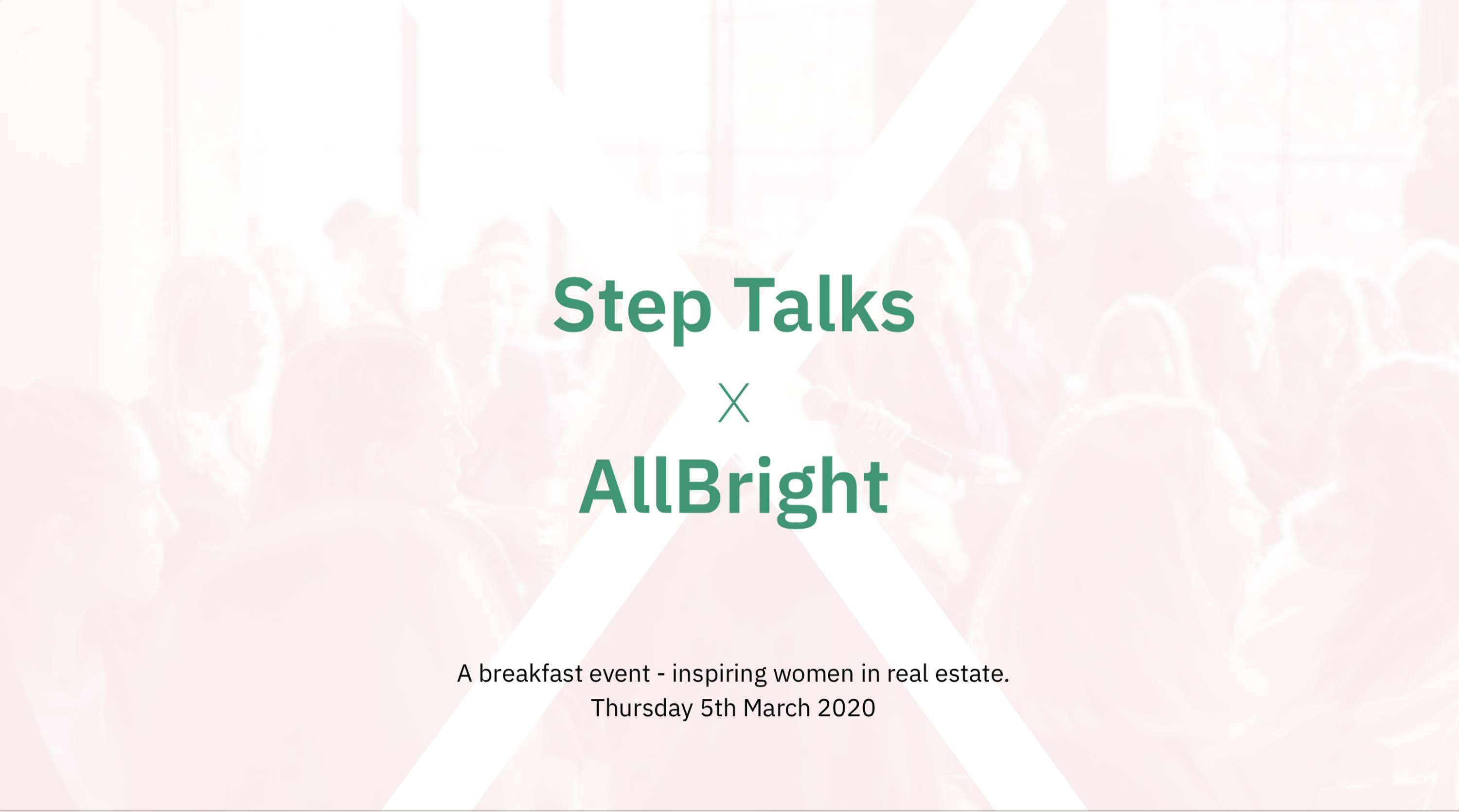 Steptalks X AllBright by Melanie Thompson