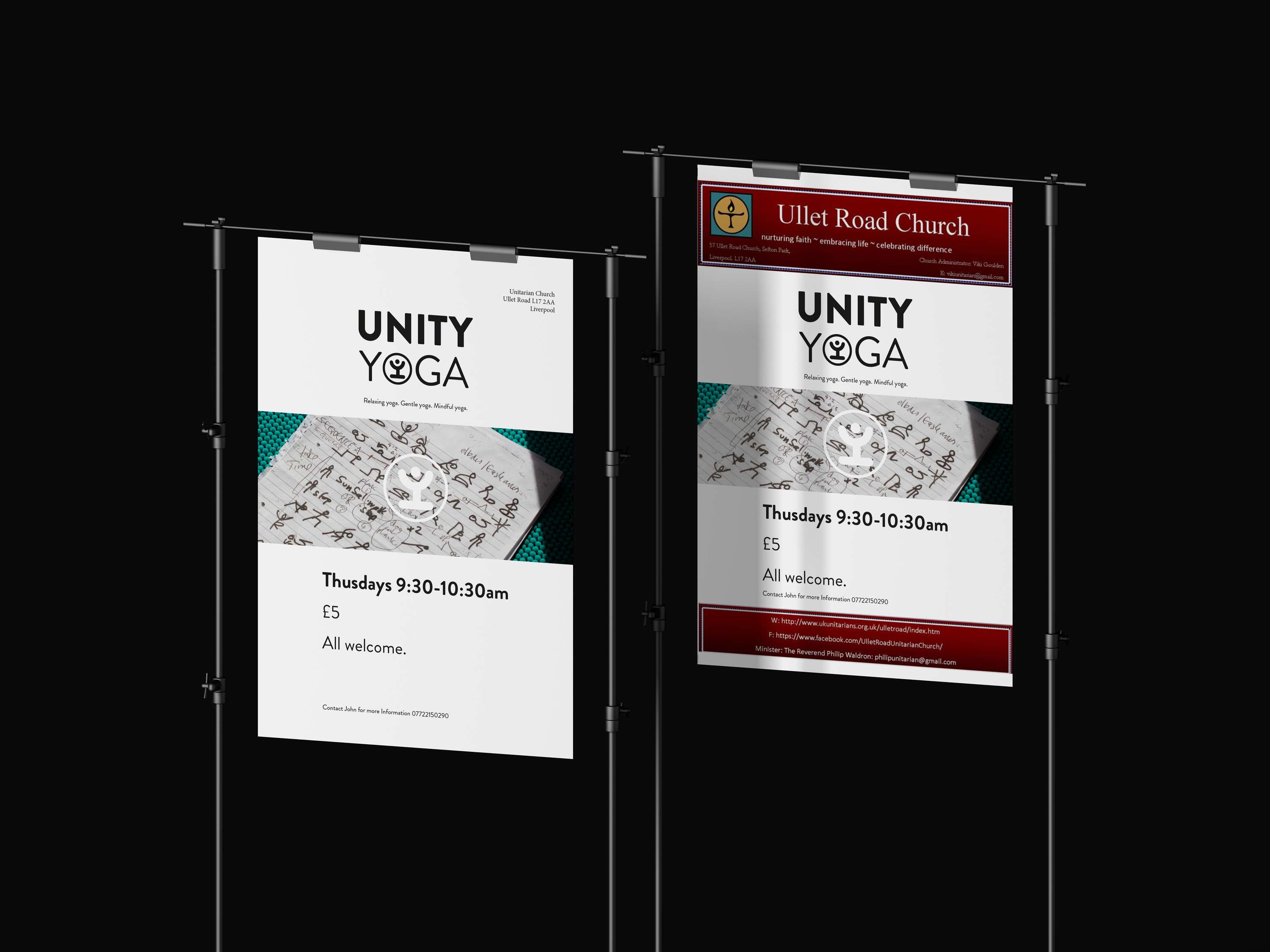 Unity Yoga Branding/Identity/Website by Georgia McDonald